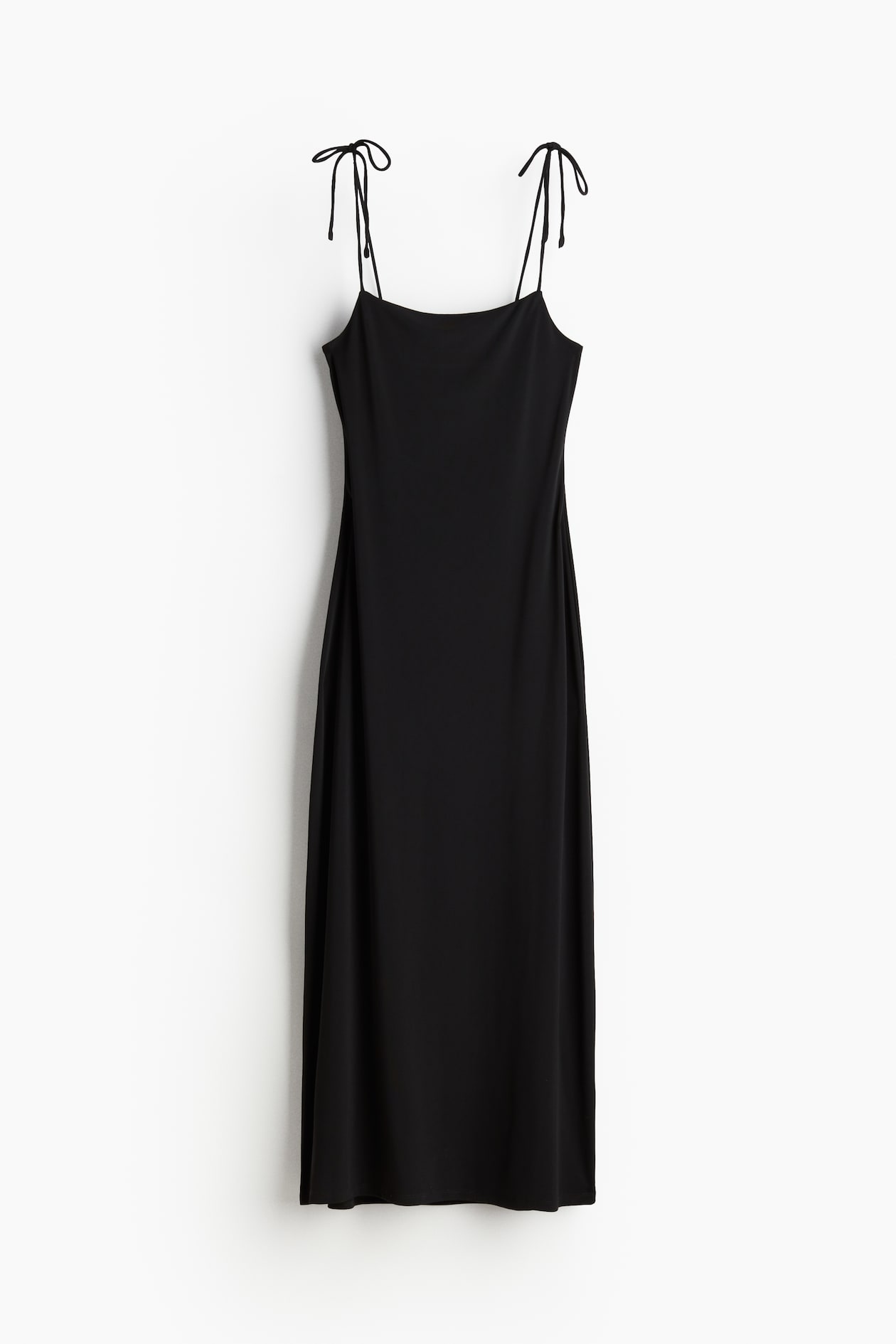 high neck ruffle midi dress High-Neck Ruffle Sleeve Maxi Dress – Black L / Black
