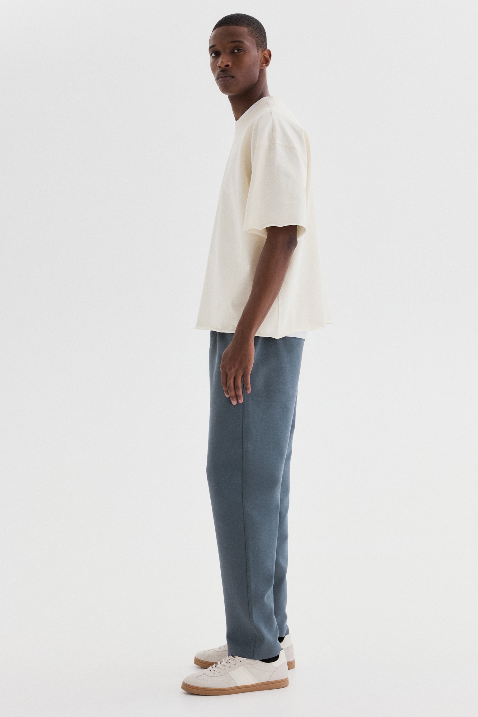 Regular Fit Joggers - Grey/Black/Cream/Light beige - 6