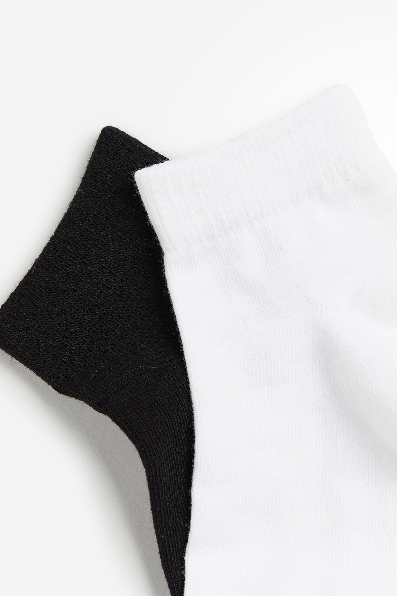 10-pack Sneaker Socks - Black/White - 4