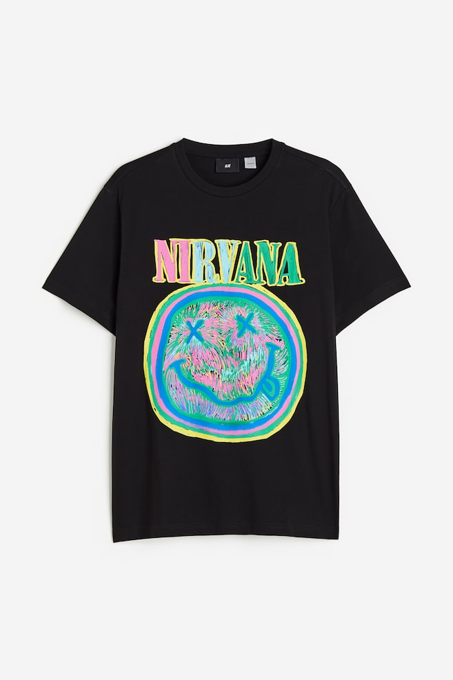 Regular Fit T-shirt - Black/Nirvana/Black/Rick and Morty/Neon yellow/SpongeBob/White/The Notorious B.I.G./dc/dc/dc/dc/dc - 2