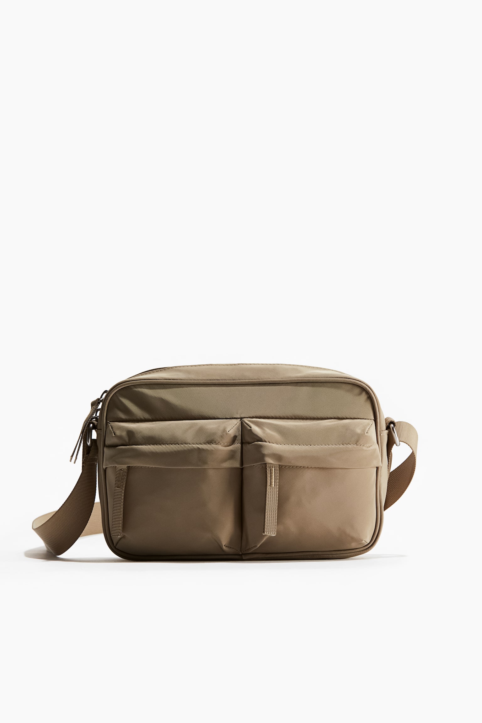 Shoulder Bag - Beige/Black - 1