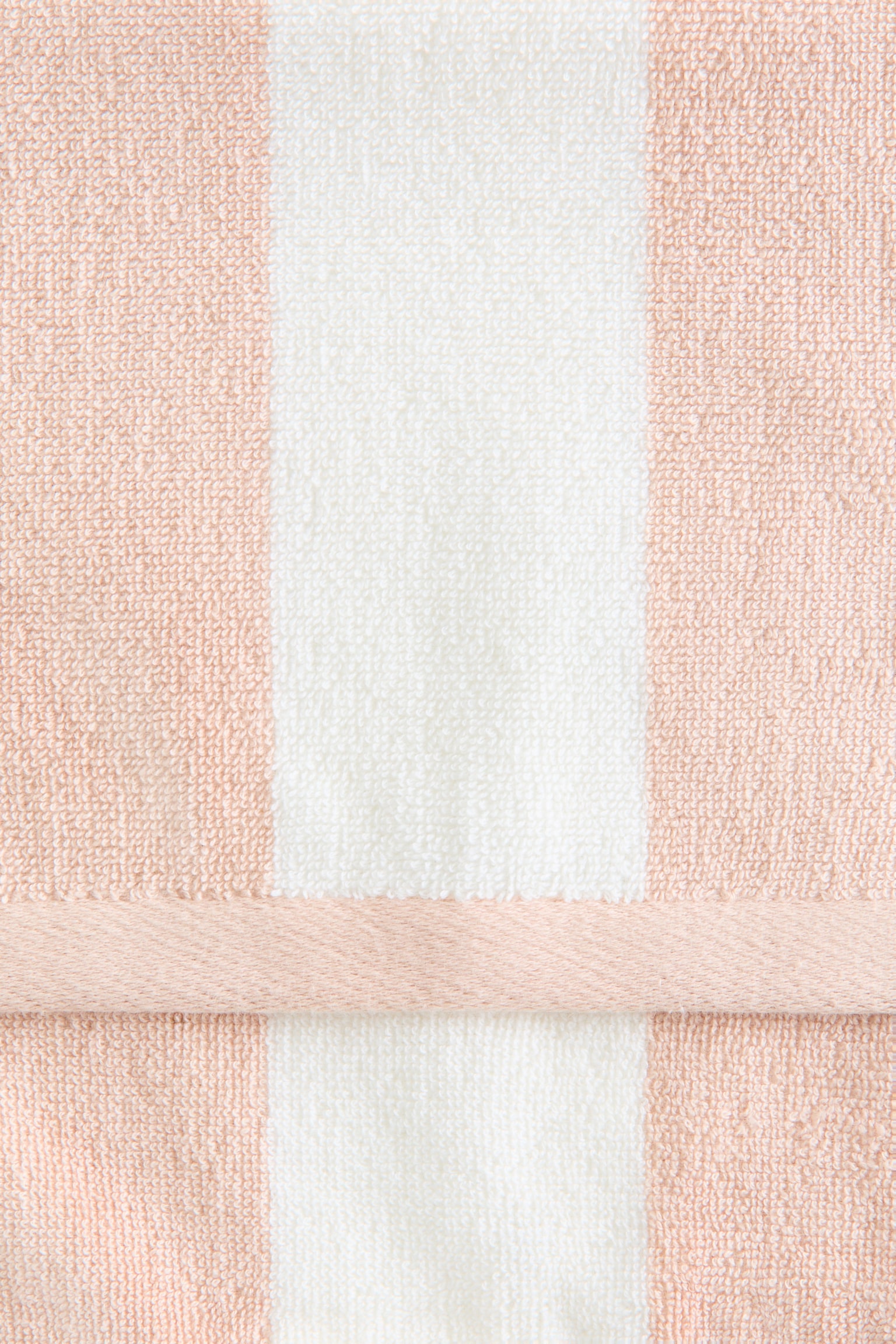 Striped cotton terry guest towel - Powder pink/Striped/Navy blue/Striped/Old rose/Striped/Light khaki green/Striped/Dark khaki green/Striped/Burgundy/Striped/Light taupe/Striped/Black/Striped/Dusty green/Striped/Dark brown/Striped/Grey/Striped/Sage green/Striped/Light dusty blue/Striped/Dusty brown/Striped/Light yellow/Striped - 3