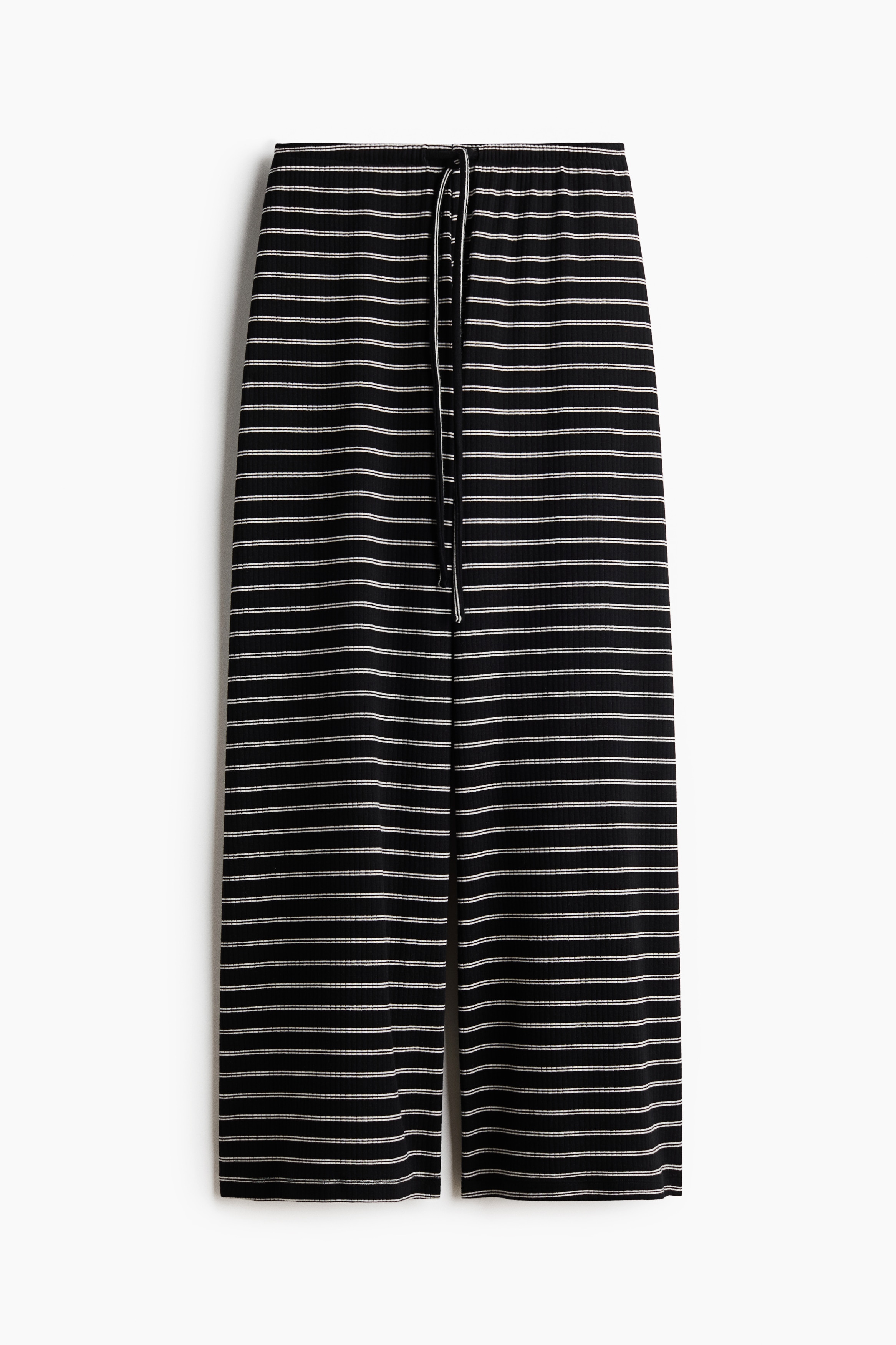 Hose aus Baumwollmix - Schwarz/Gestreift/Dunkles Pflaumenrot/Gestreift/Dunkelgrau/Gestreift/Schwarz/Gestreift/Weiß/Rosa gestreift/Dunkelbraun/Gestreift/Schwarz/Gestreift