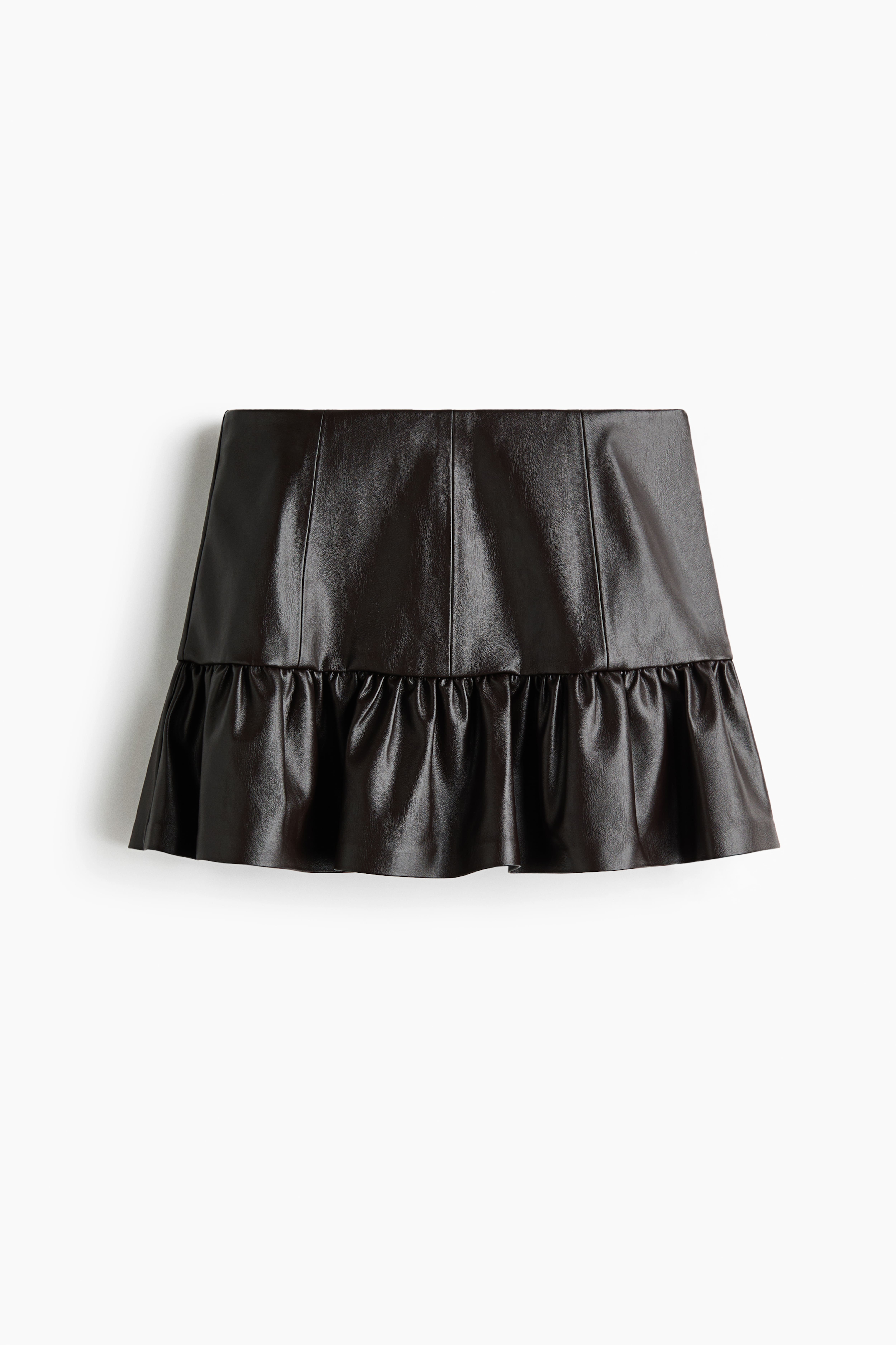 Coated Tiered Skirt