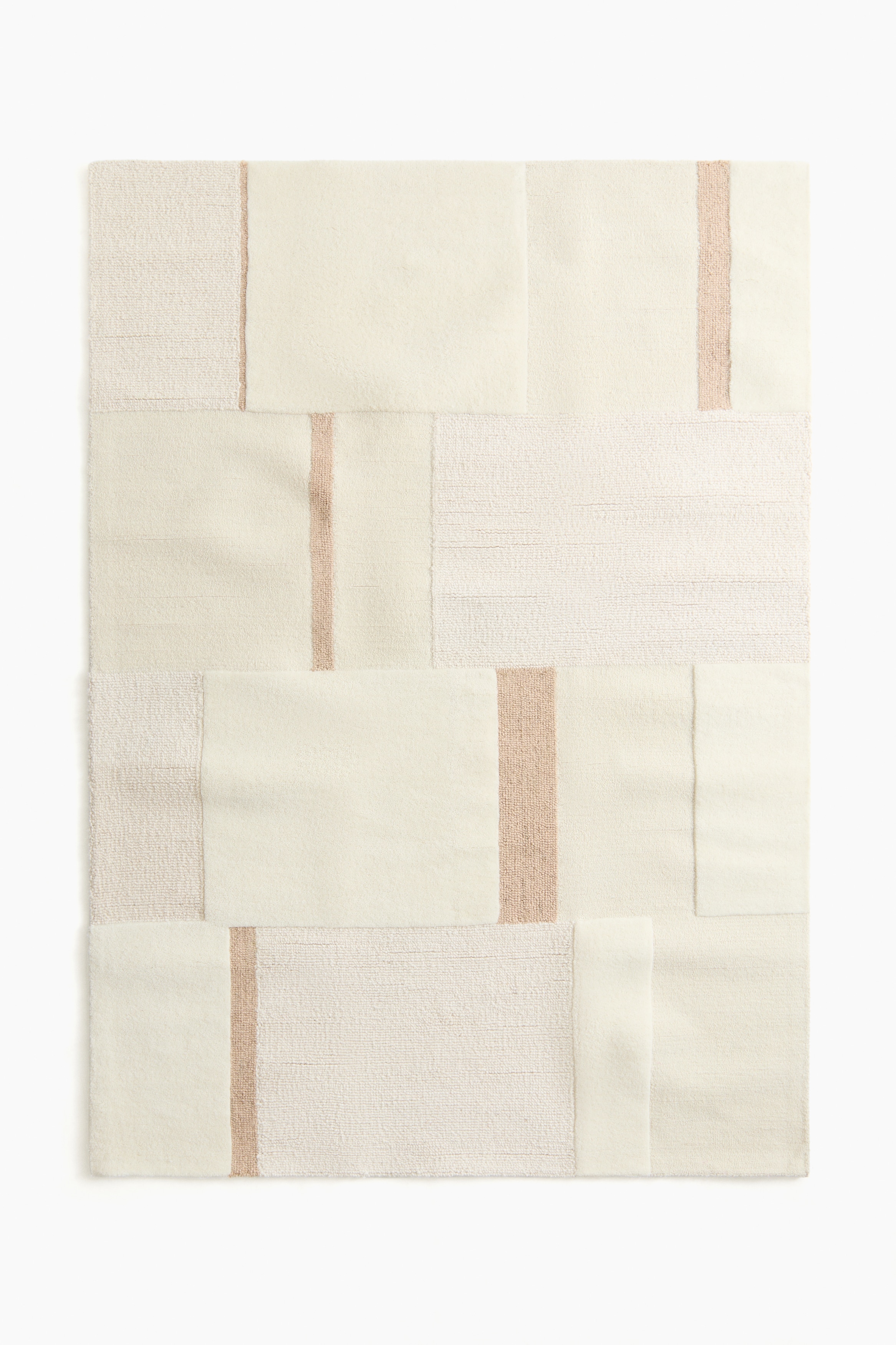 Tapis texturé en laine