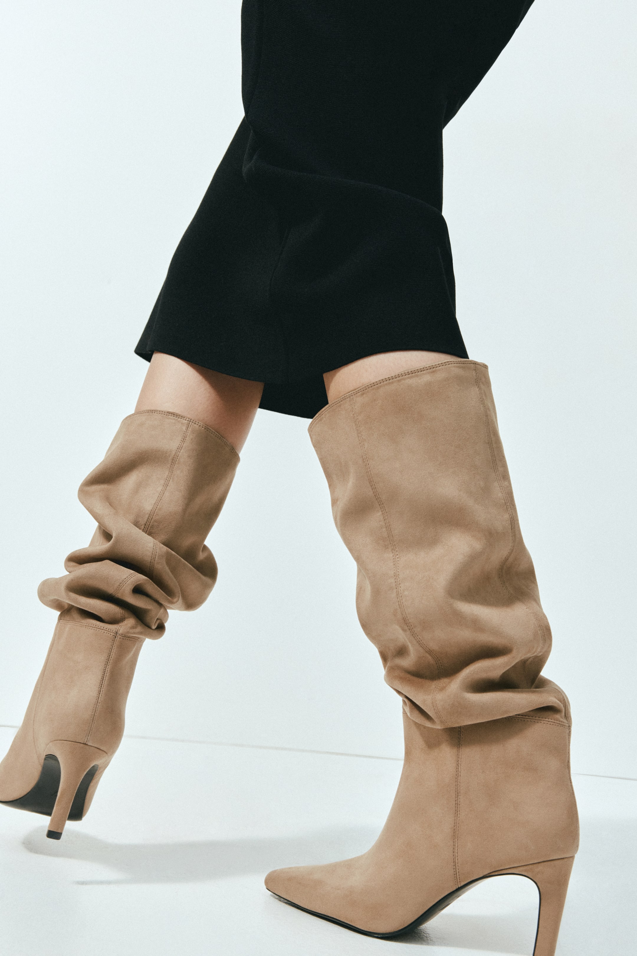 Se større billede: Knælange støvler - Beige - DAME | H&M DK 1