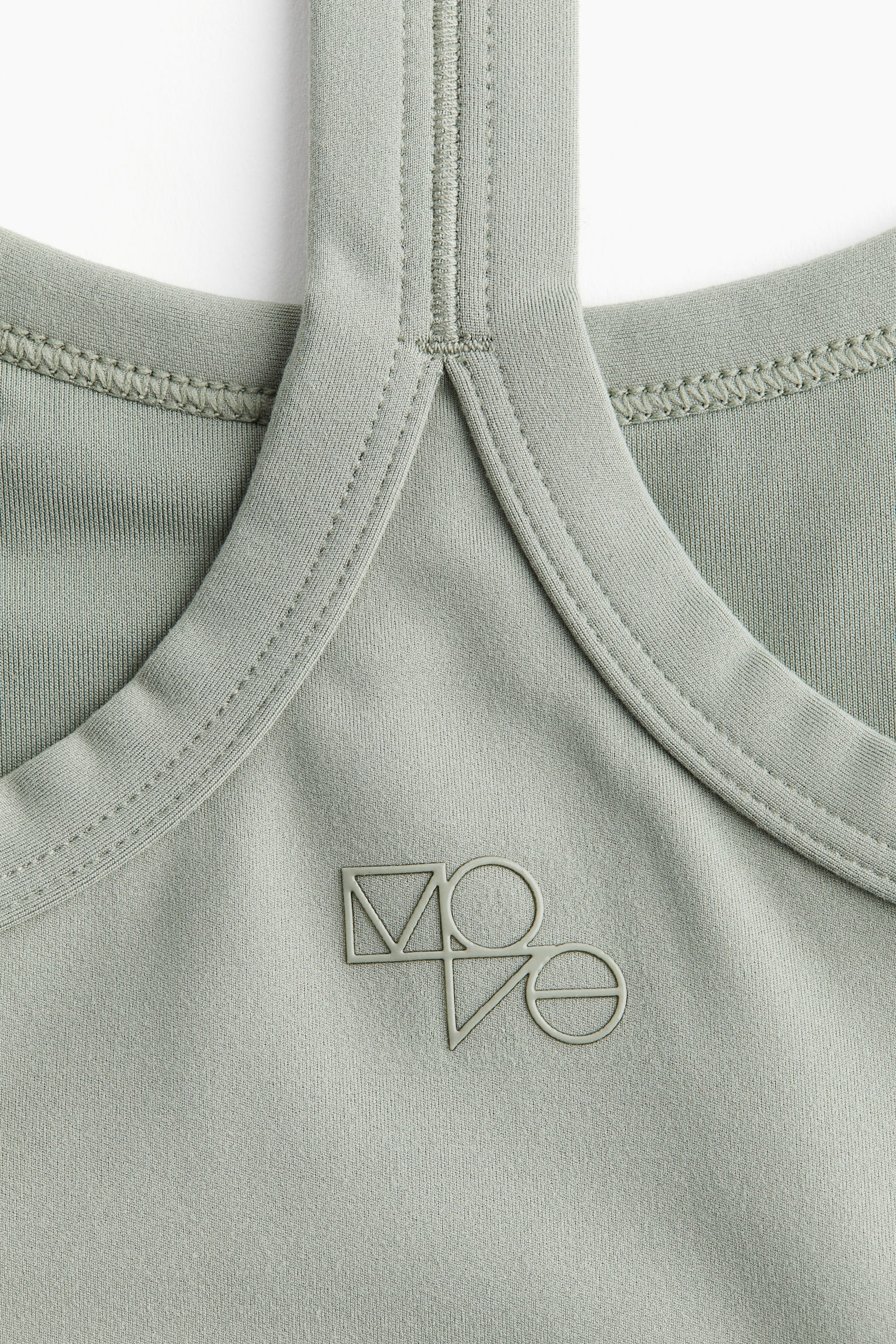 Medium Support Sports bra in DryMove™ - Light khaki green/Dark blue/White/Black/Dark grey/White - 7