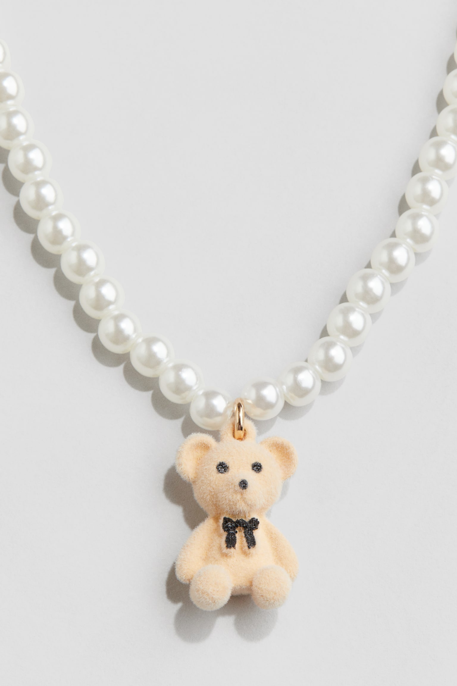 Pendant necklace - White/Teddy bear/White/Heart - 2