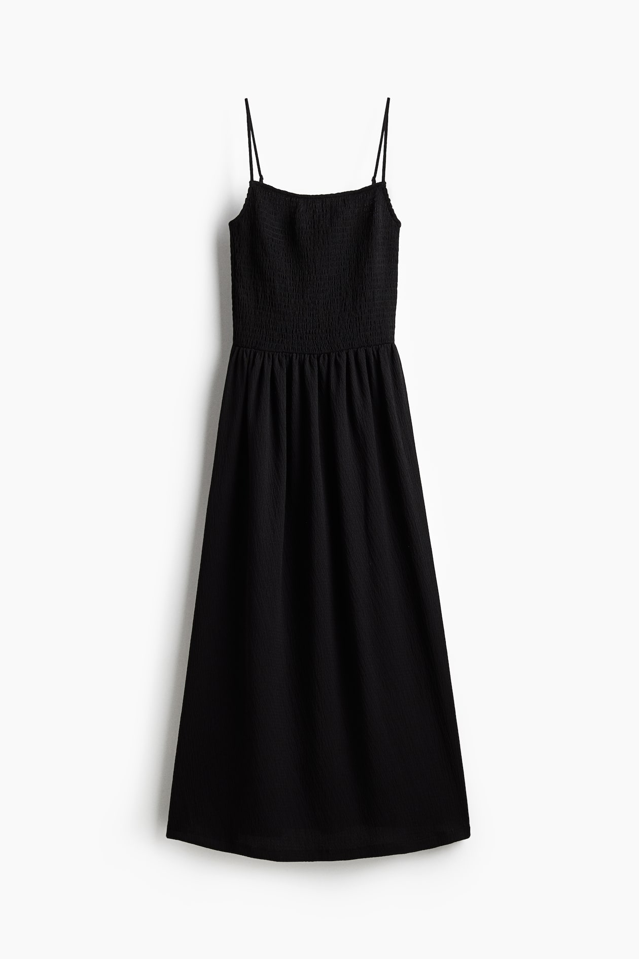 black spaghetti strap dress h&m | Dresses | H And M Ruffled Front blend weave with a square neckline and tie H&M Womens Black Spaghetti Strap