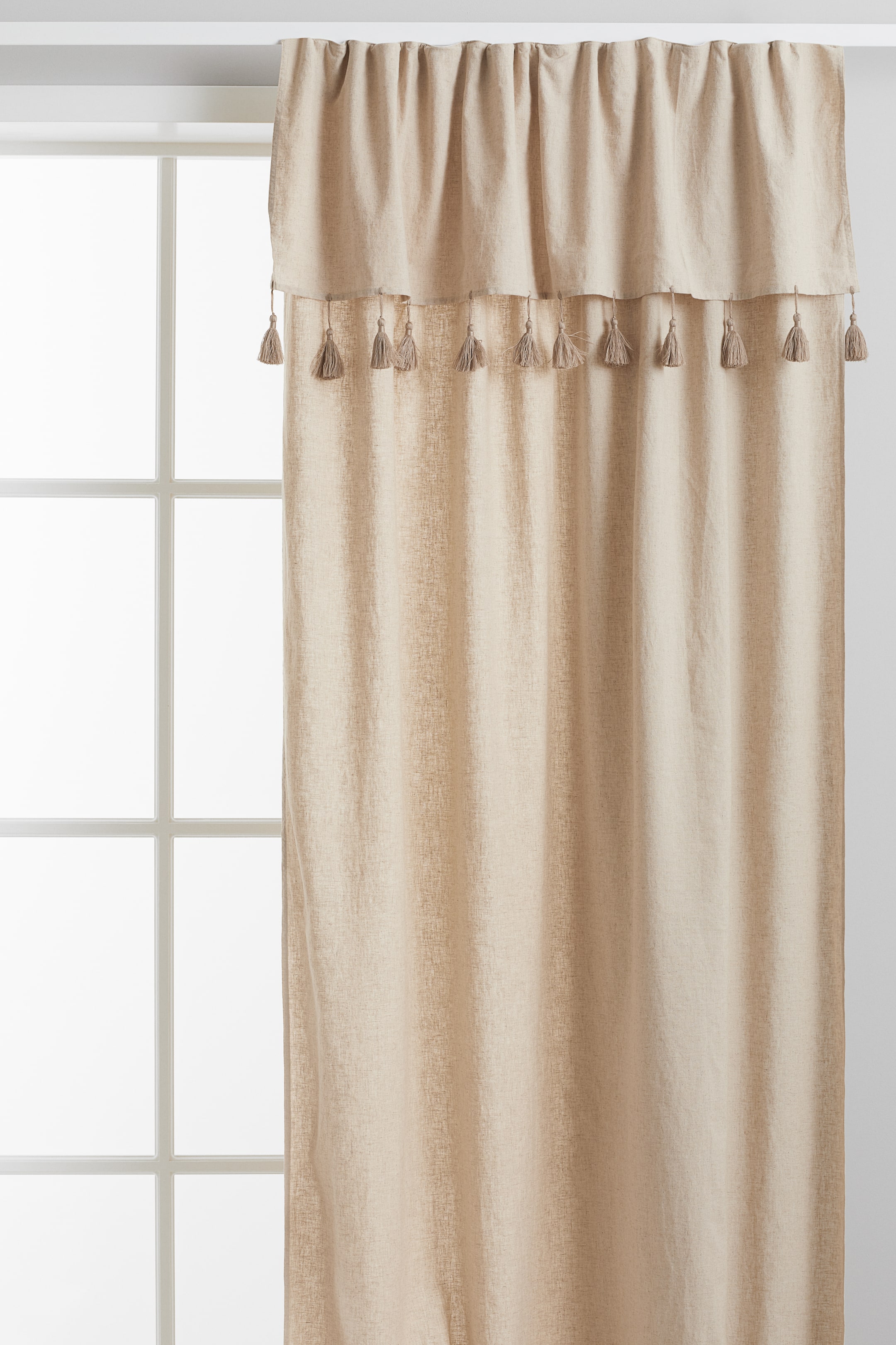 2-pack Tasseled Curtain Panels