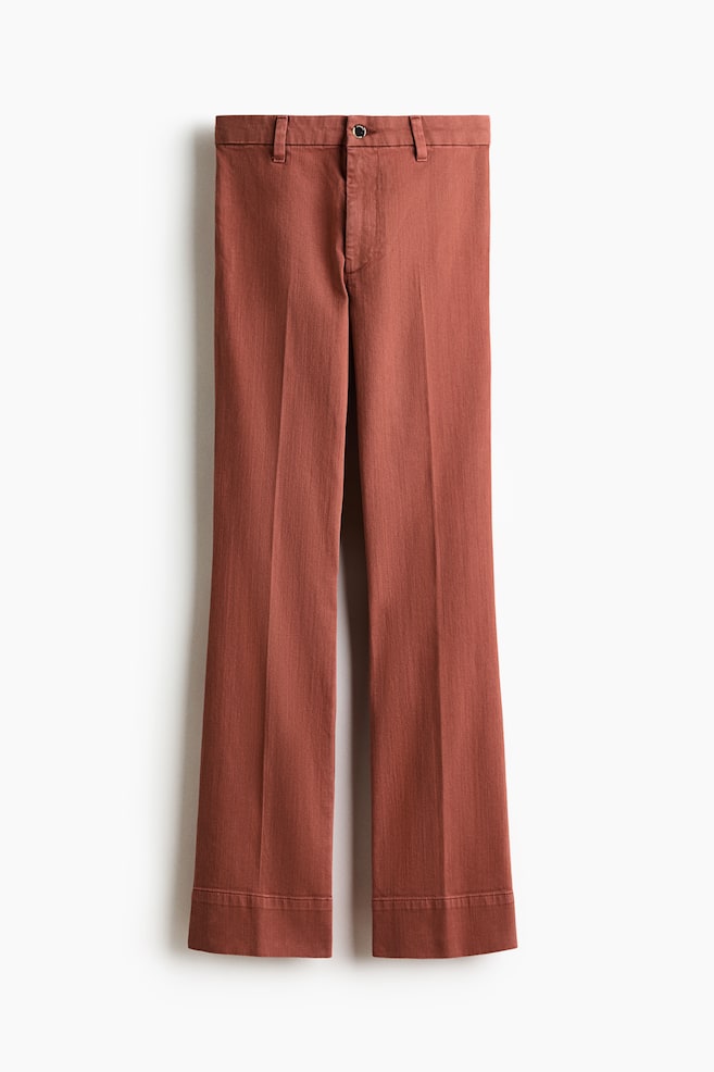 Flared High Jeans - Donkeroranje/Donker denimblauw/Denimzwart/Donker denimblauw/Lichtblauw/Wit - 1