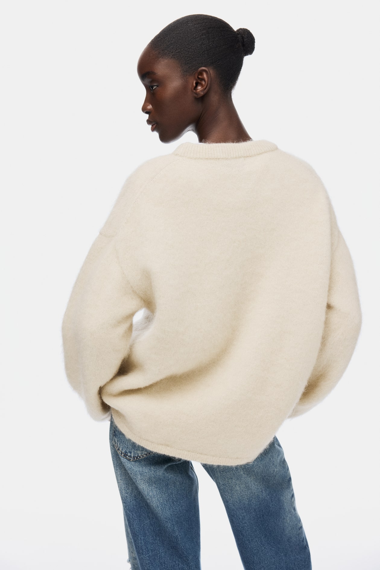 Oversized Mohair-Blend Sweater - image 5