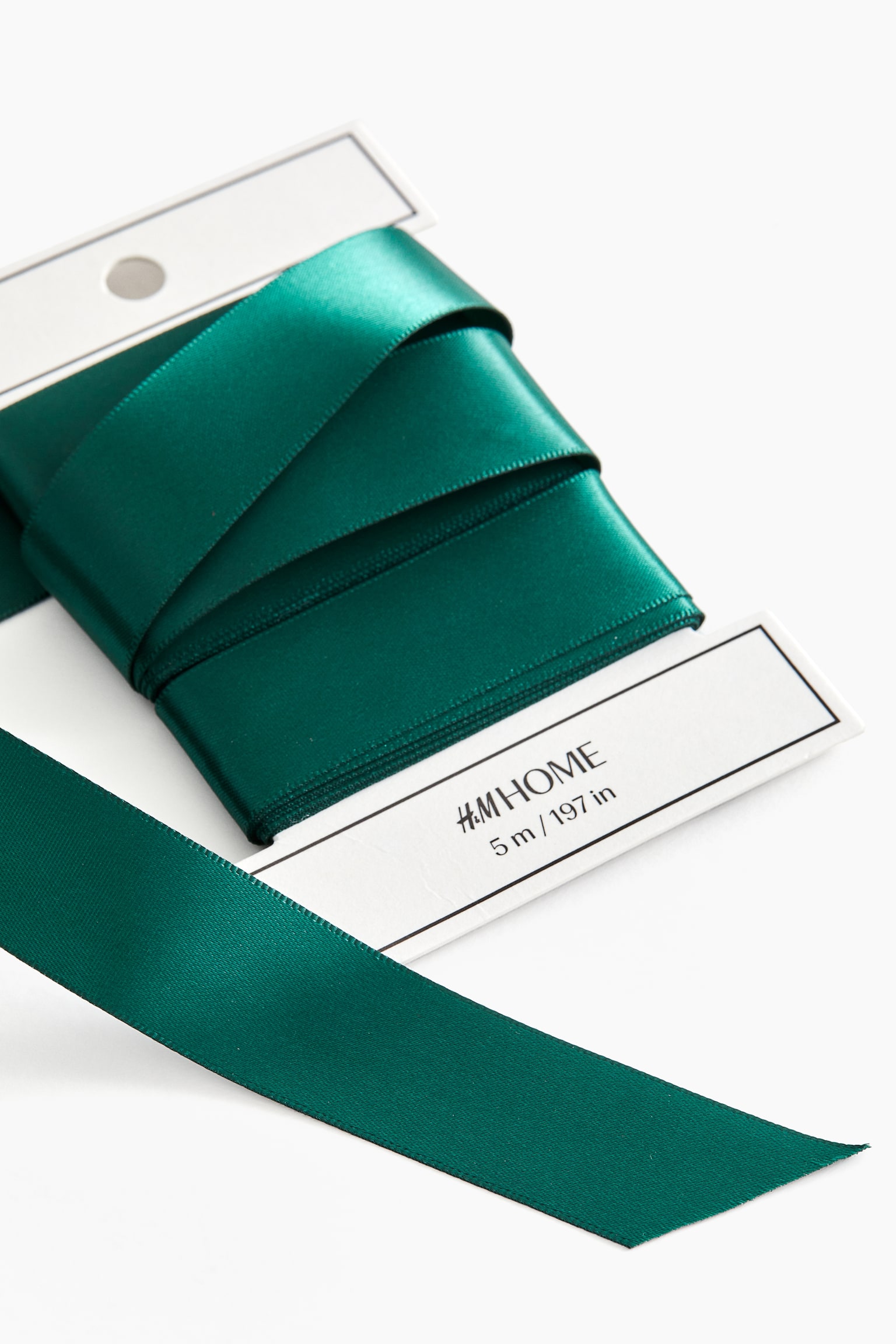 Satin ribbon - Green/Black/Gold-coloured - 2