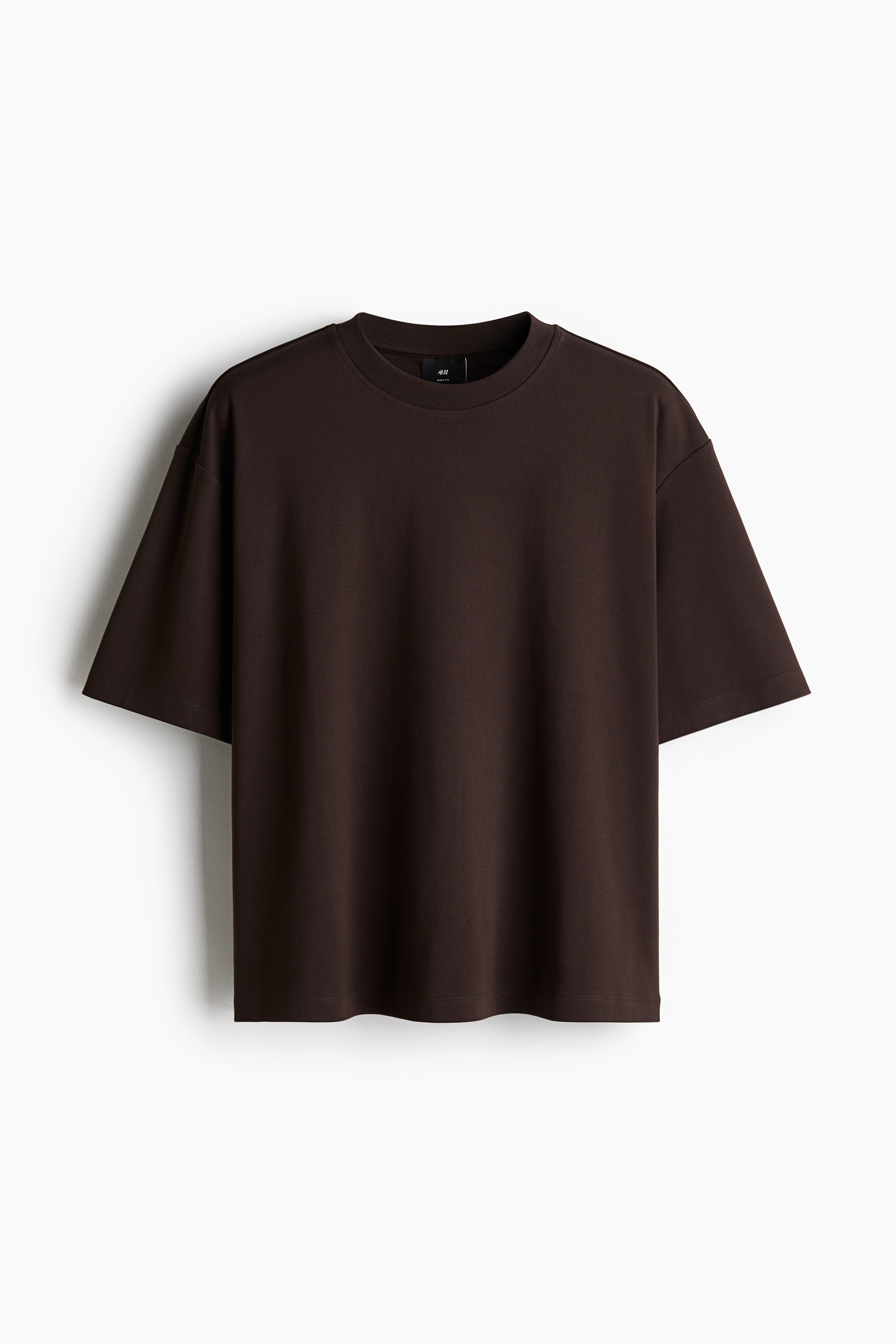 Men's Dark brown Loose-Fit Boxy T-Shirt | H&M US
