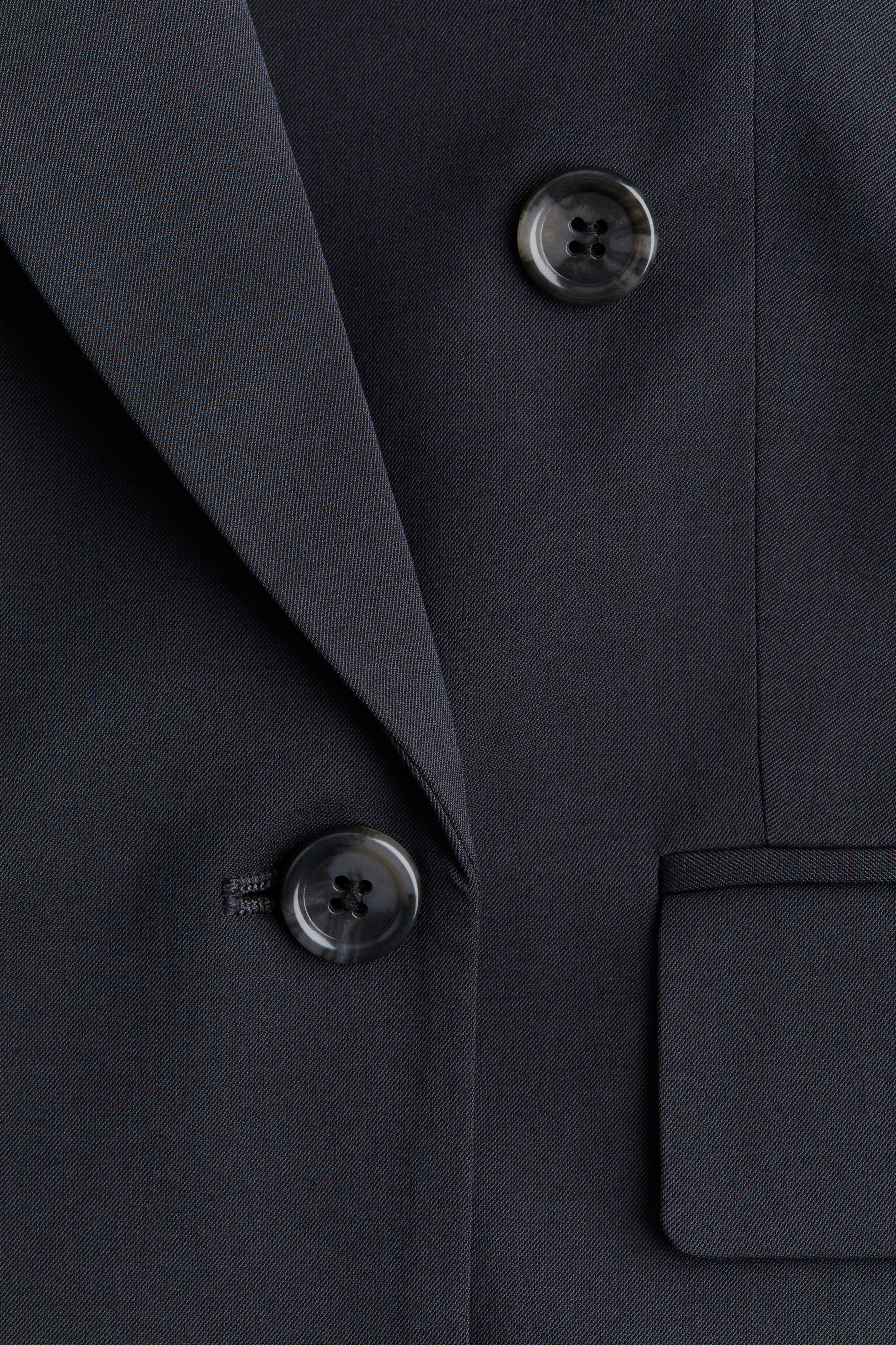 Oversized Twill Blazer