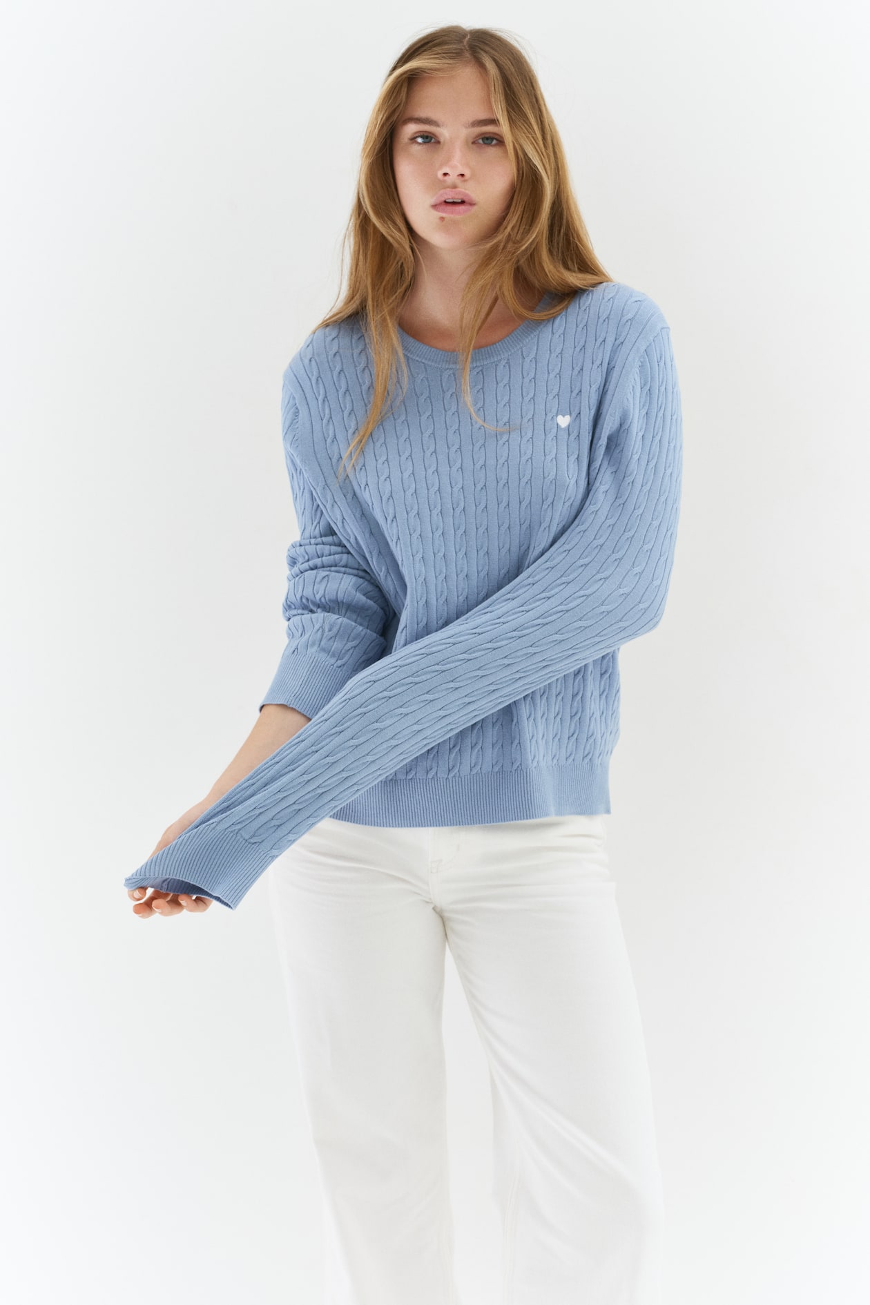 Cable-Knit Sweater - image 5