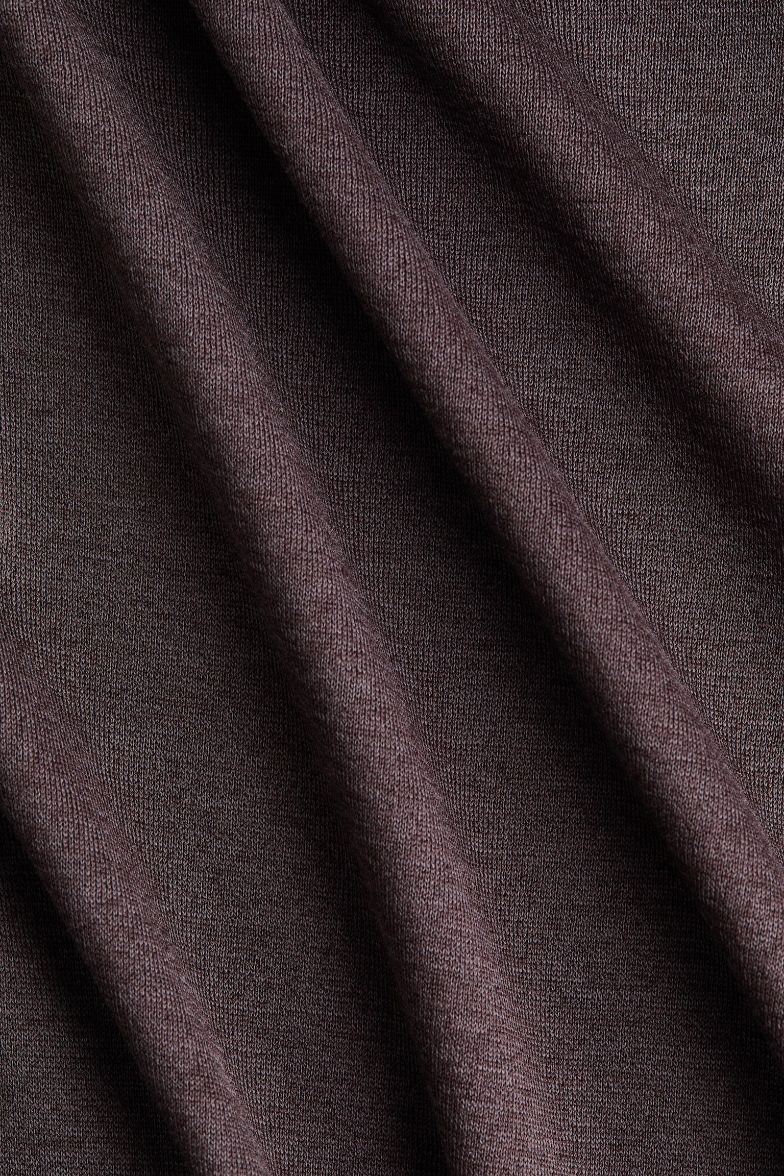 Draped silk-blend top - Truffle grey/Black - 5