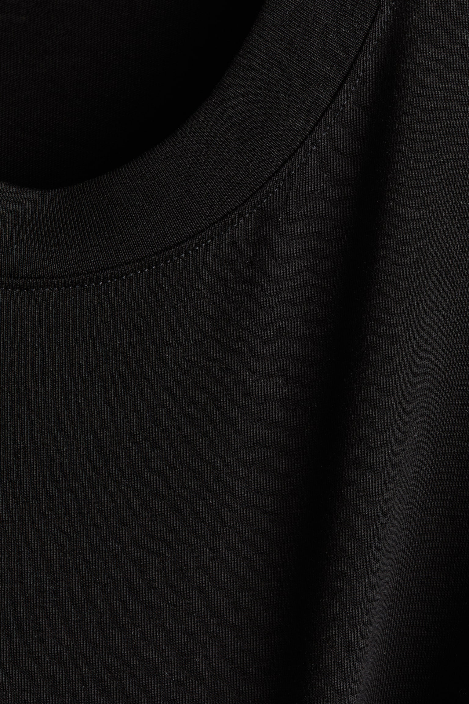 Детская футболка H&M Long-Sleeved Cotton, цвет: Чёрный — фото 2