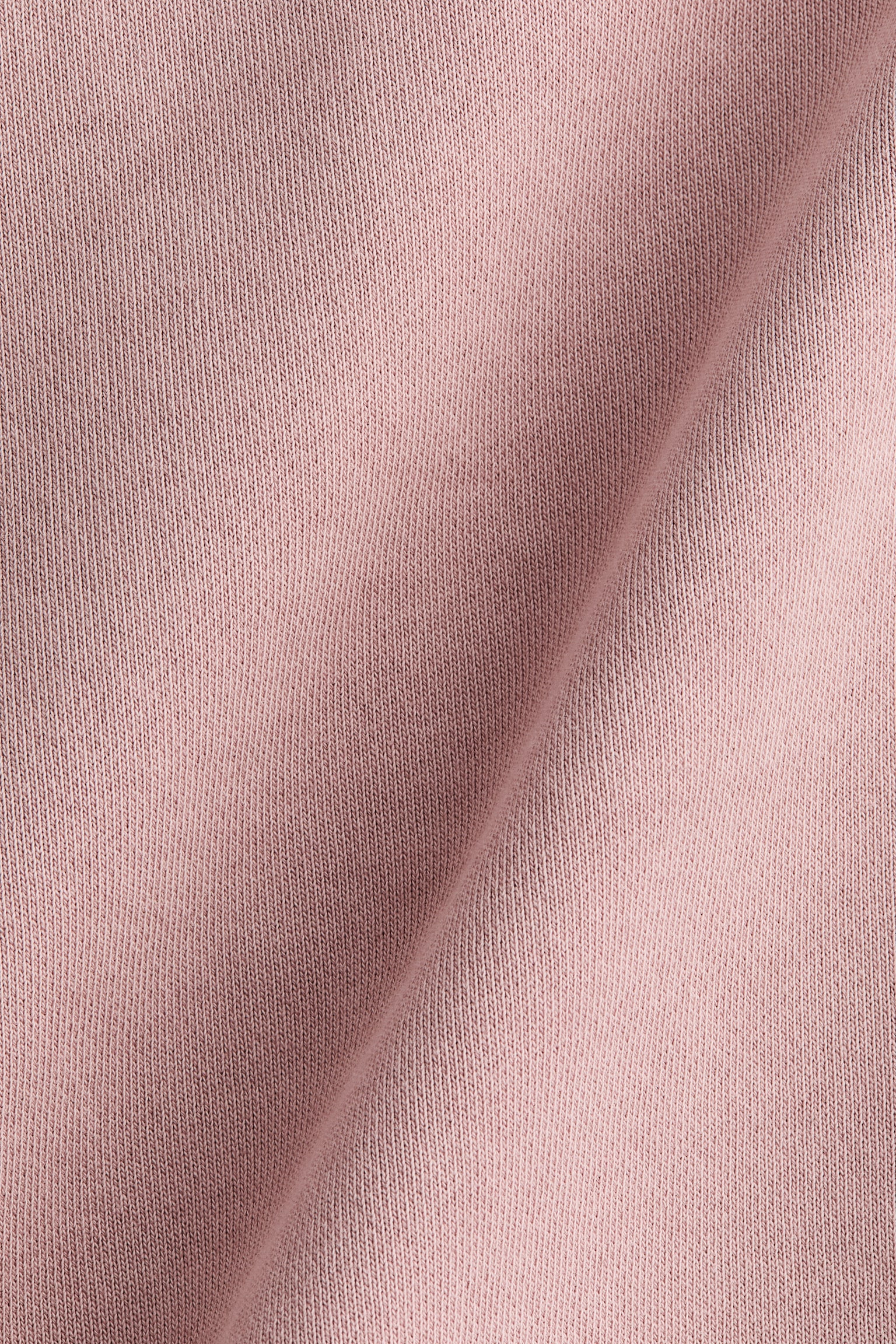 Oversized cotton sweatshirt - Dusty pink/Grey/Light beige - 4