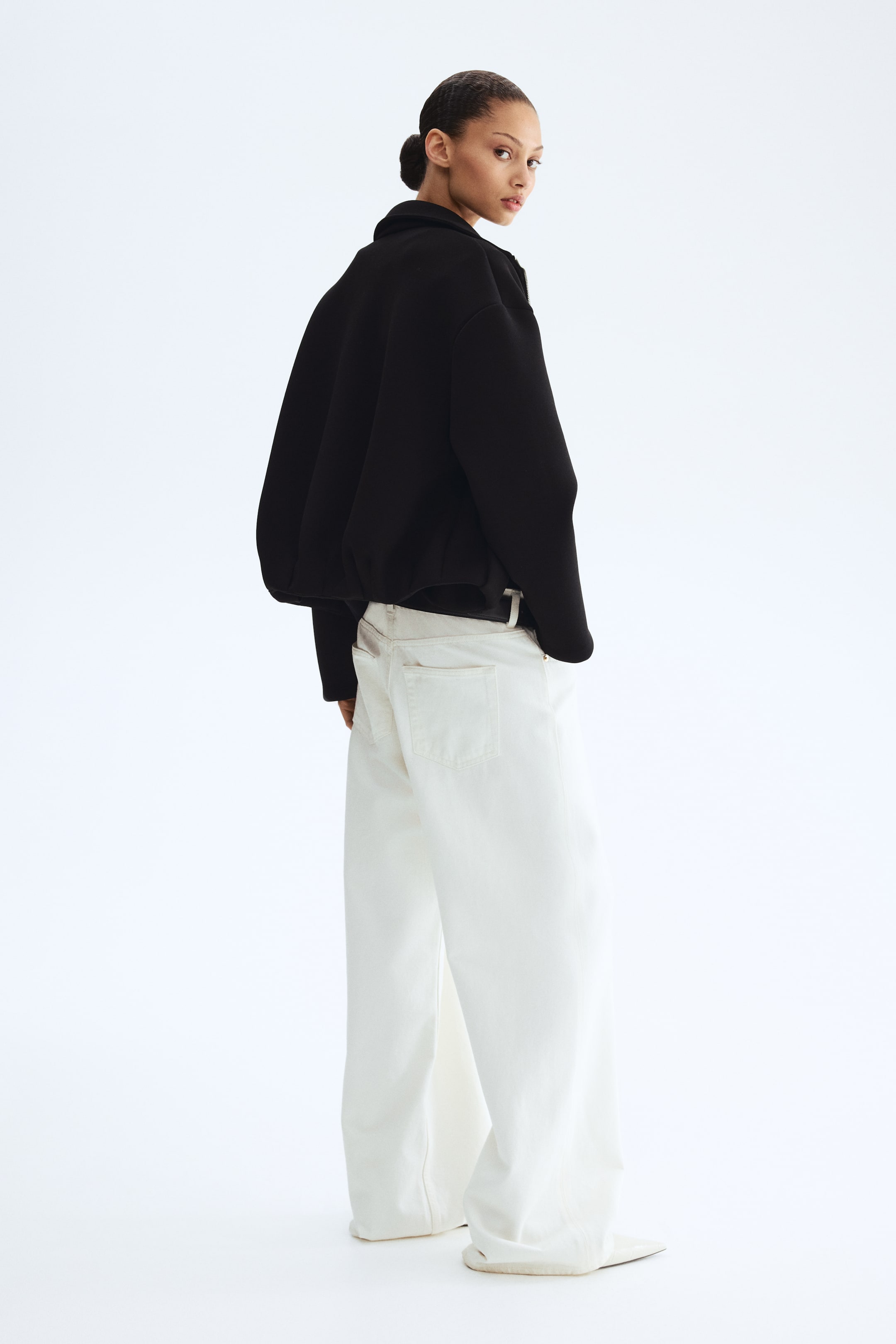 Женские куртки H&M Scuba Fabric Jacket — фото 4