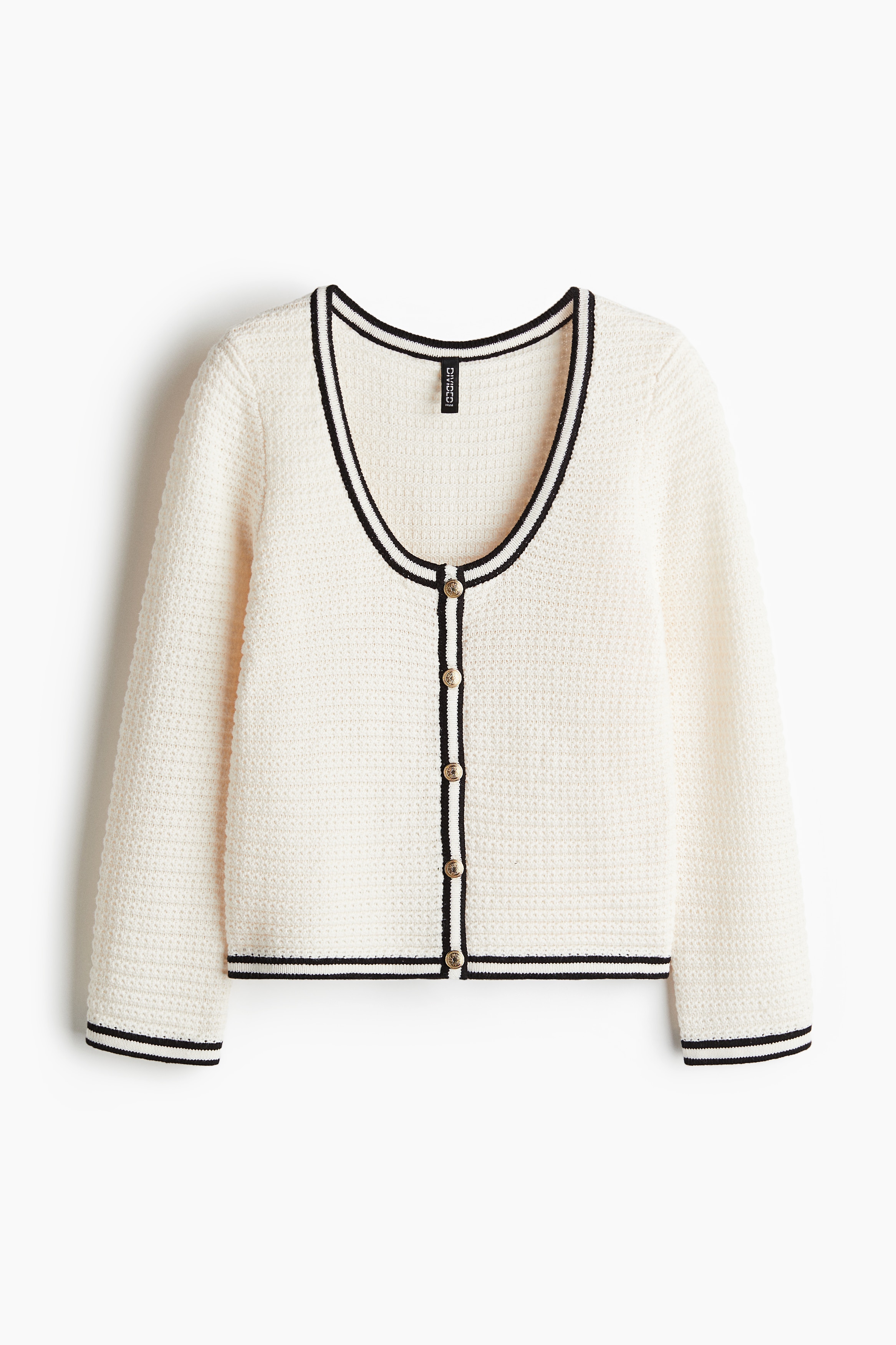 Textured-Knit Low-Cut Cardigan from H&M - $29.99