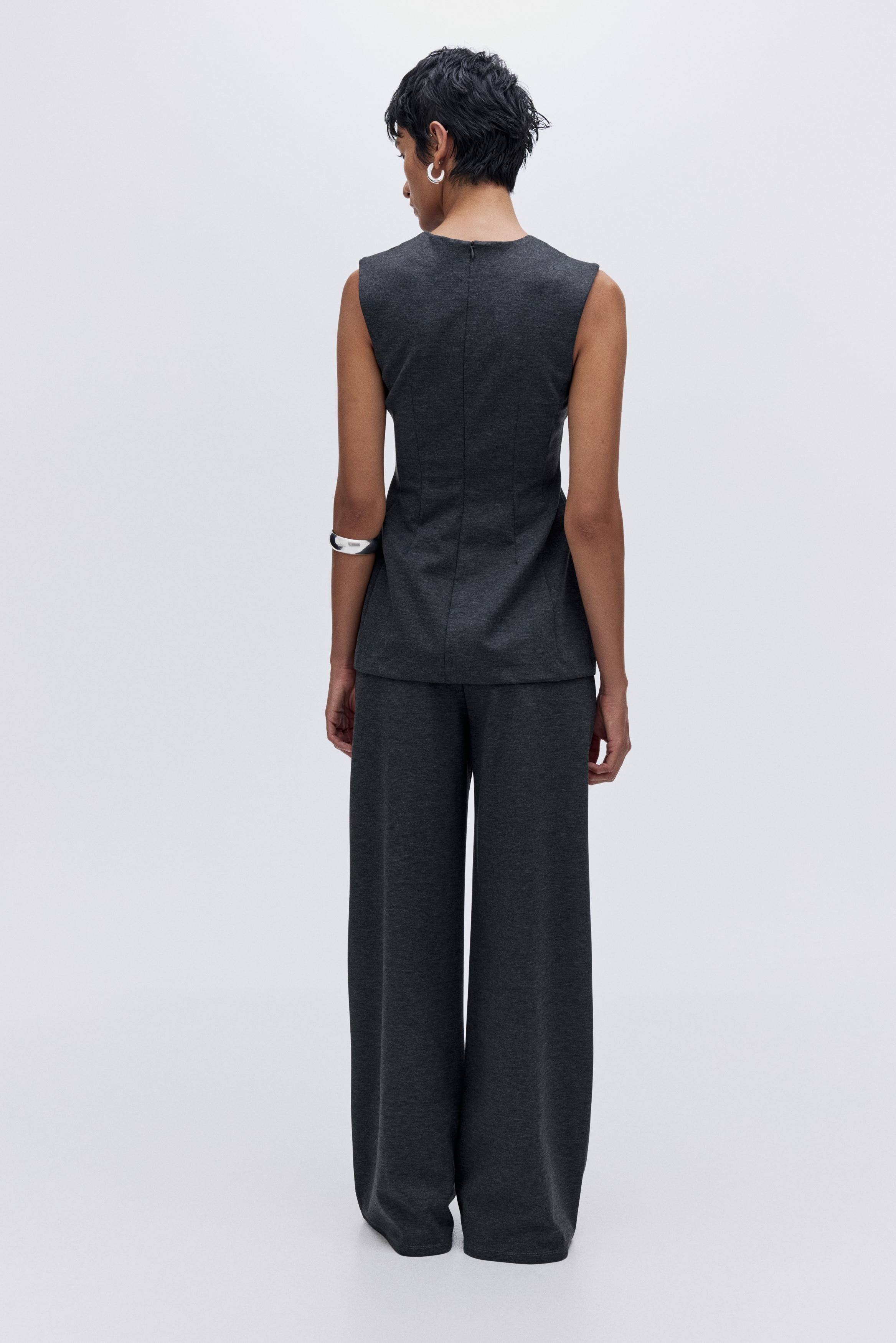 Waisted Ponte di Roma top