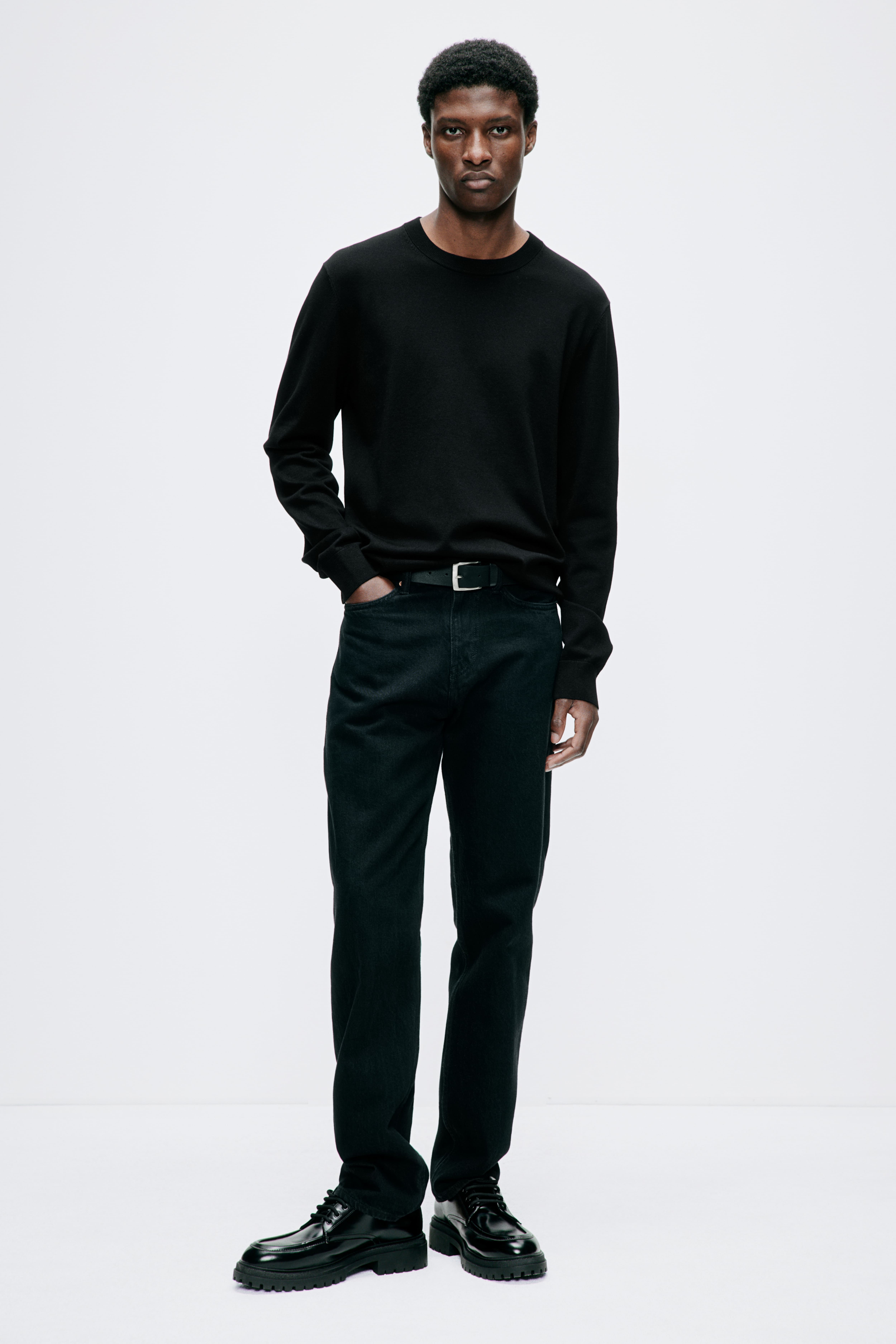 HM Feinstrickpullover Slim Fit