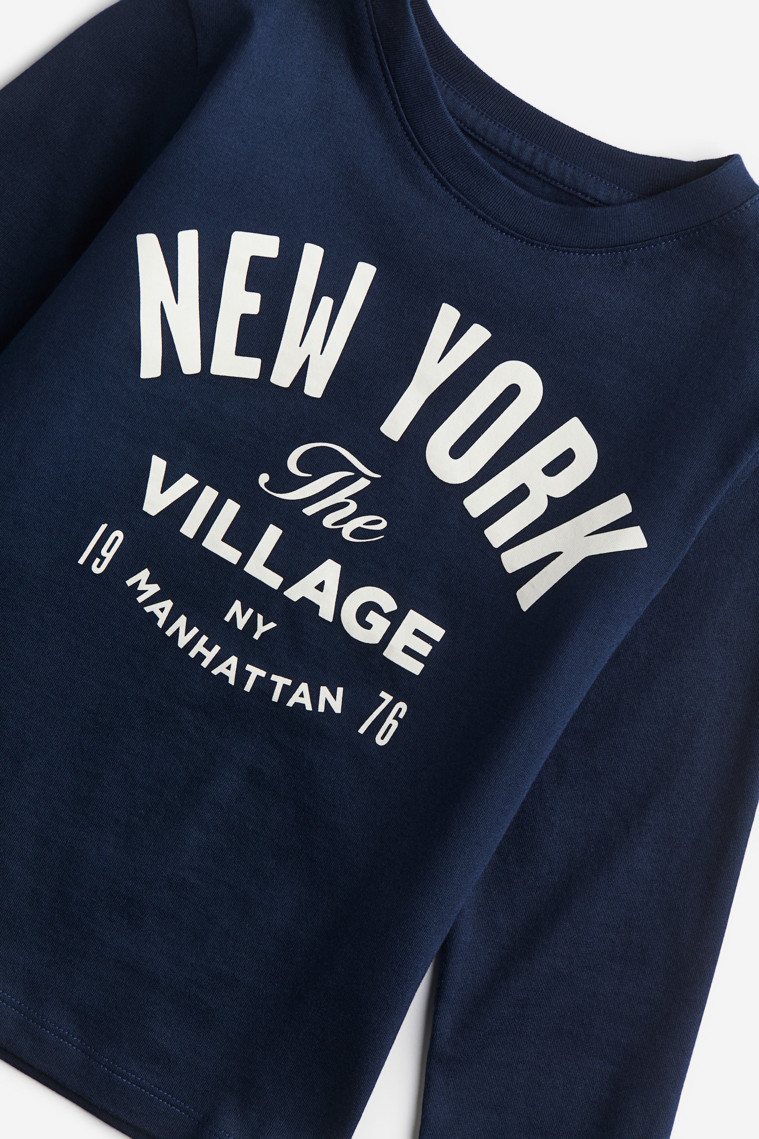 T-shirt z długim rękawem - Ciemnoniebieski/New York/Granatowy/Los Angeles - 2