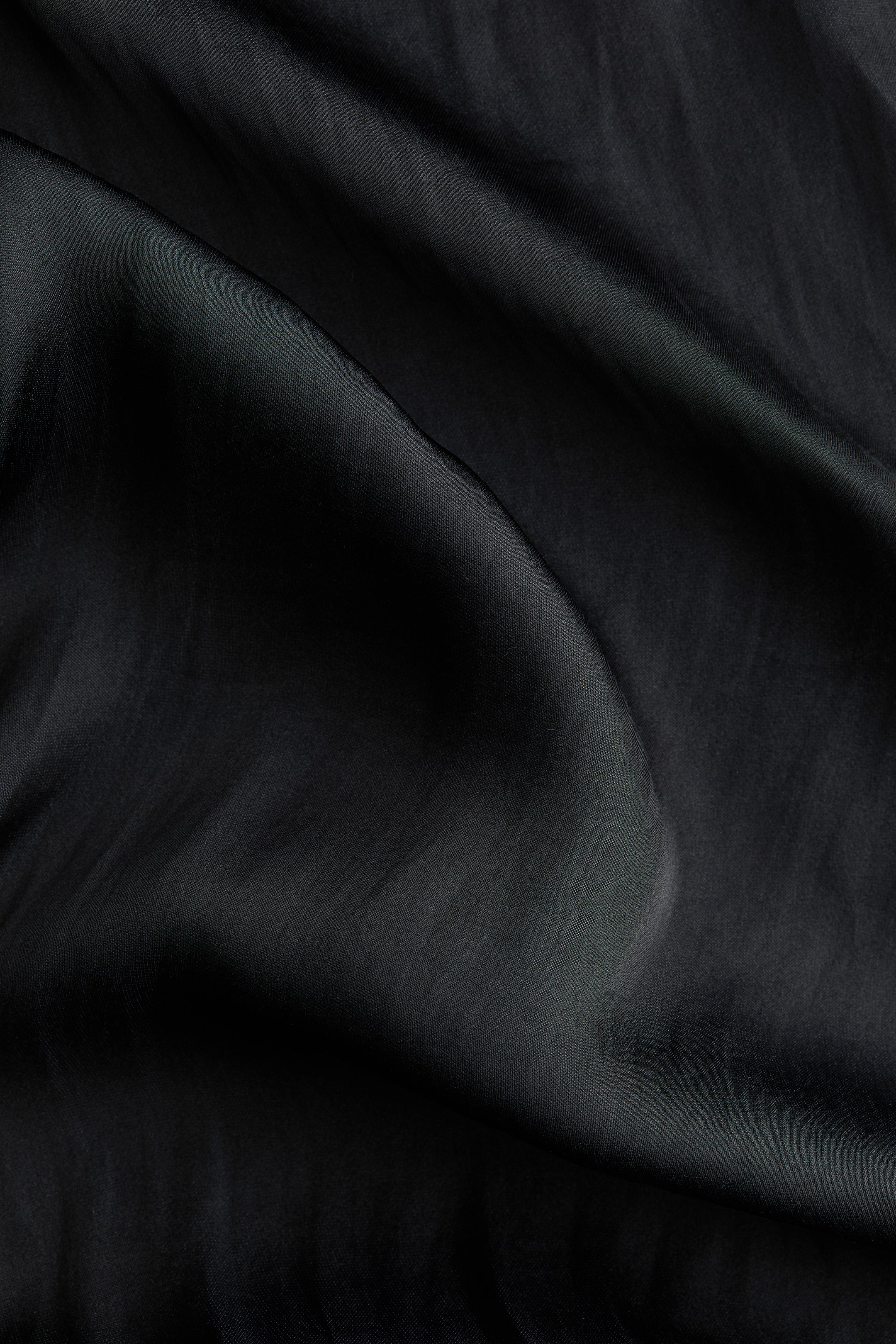Wrap-Detail Satin Pants