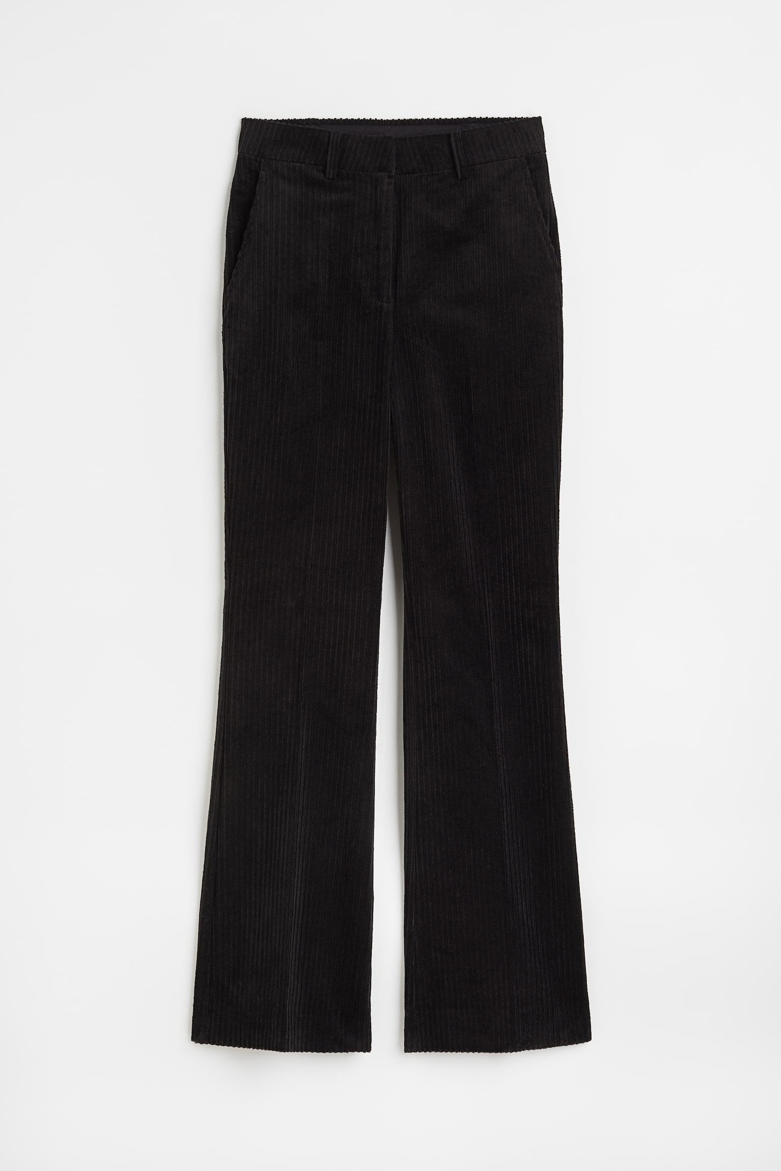 Corduroy trousers - Black