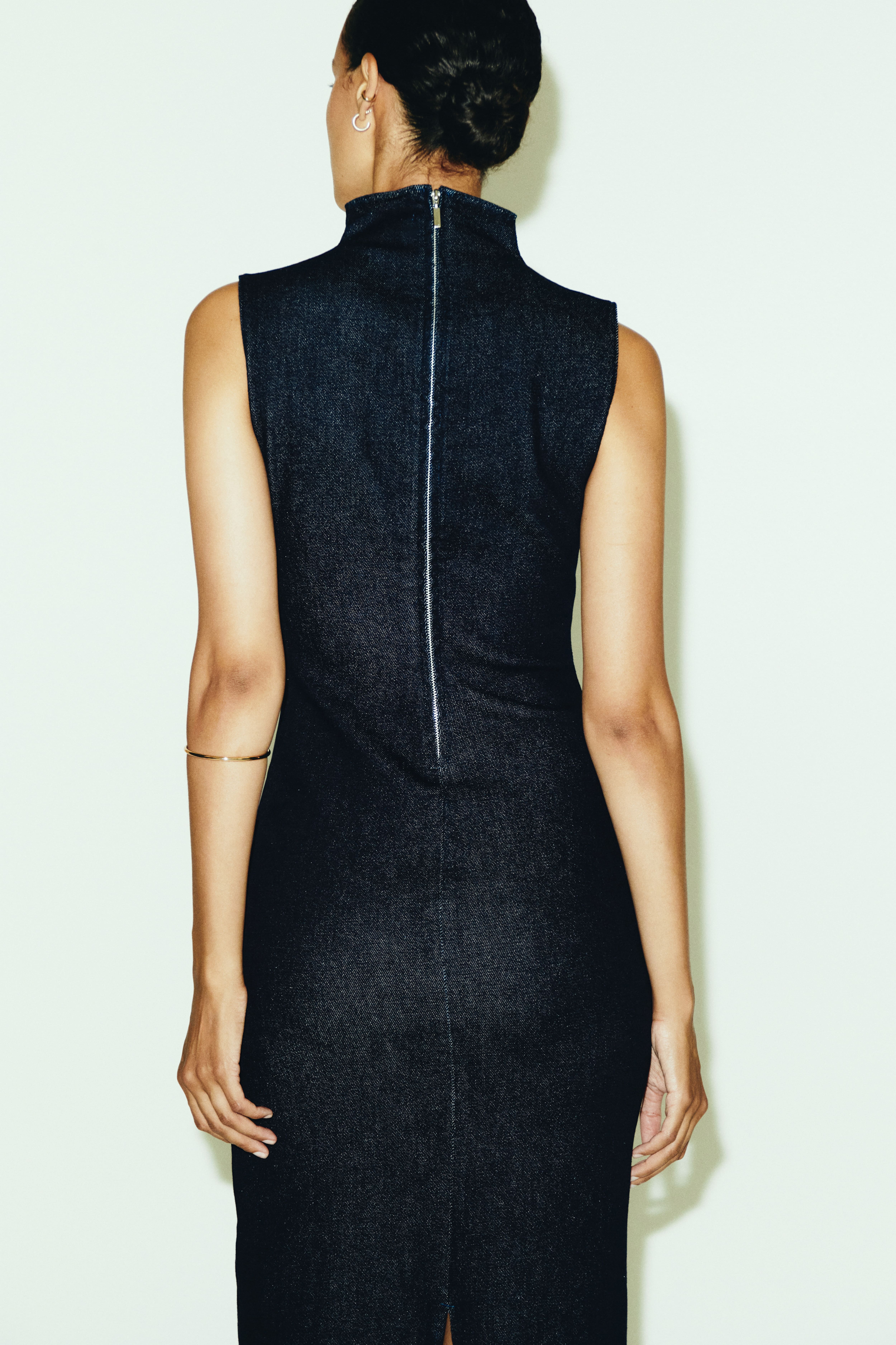 Sleeveless Denim Dress