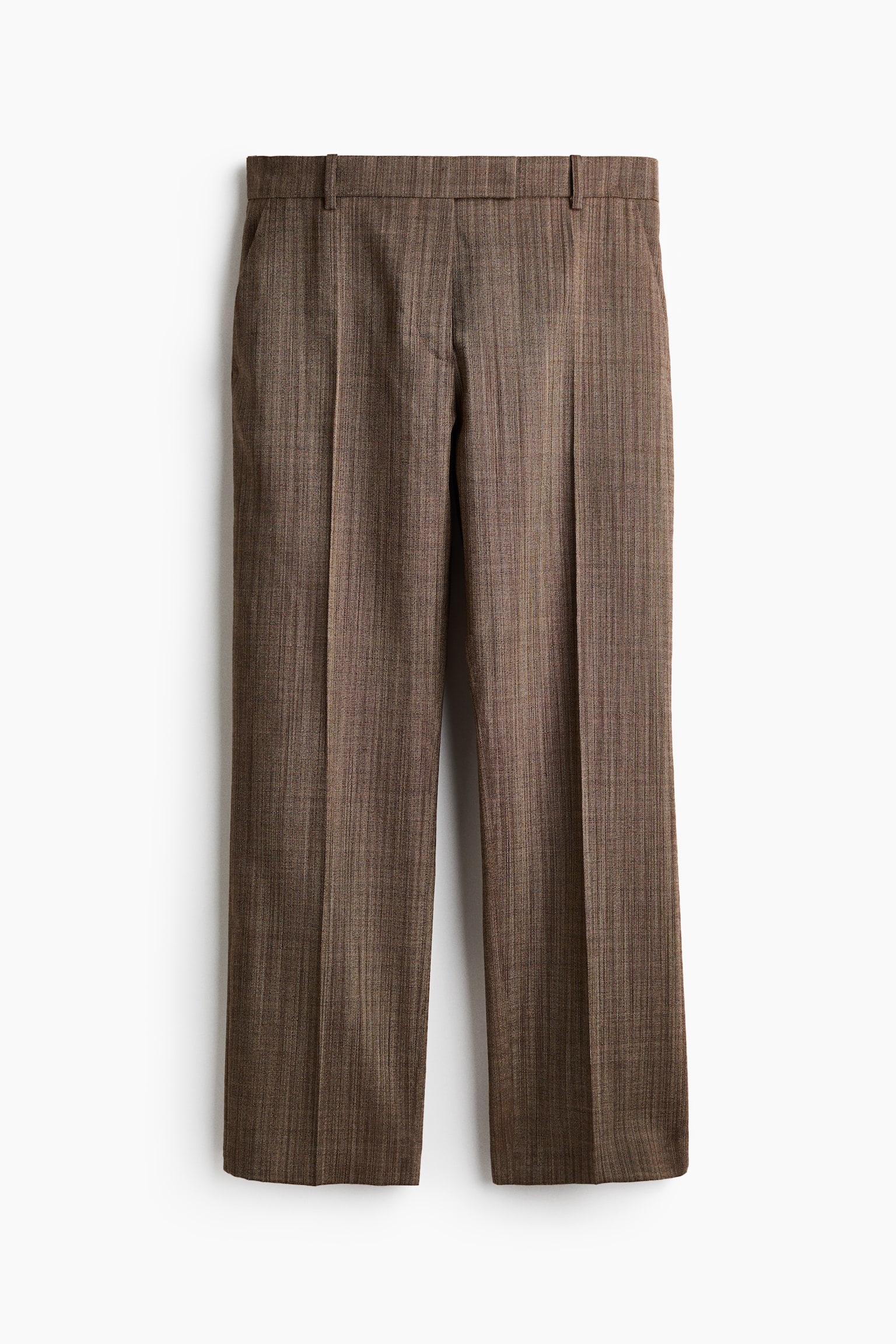 Женские брюки H&M Tailored wool, цвет: Тёмный серо-коричневый — фото 1