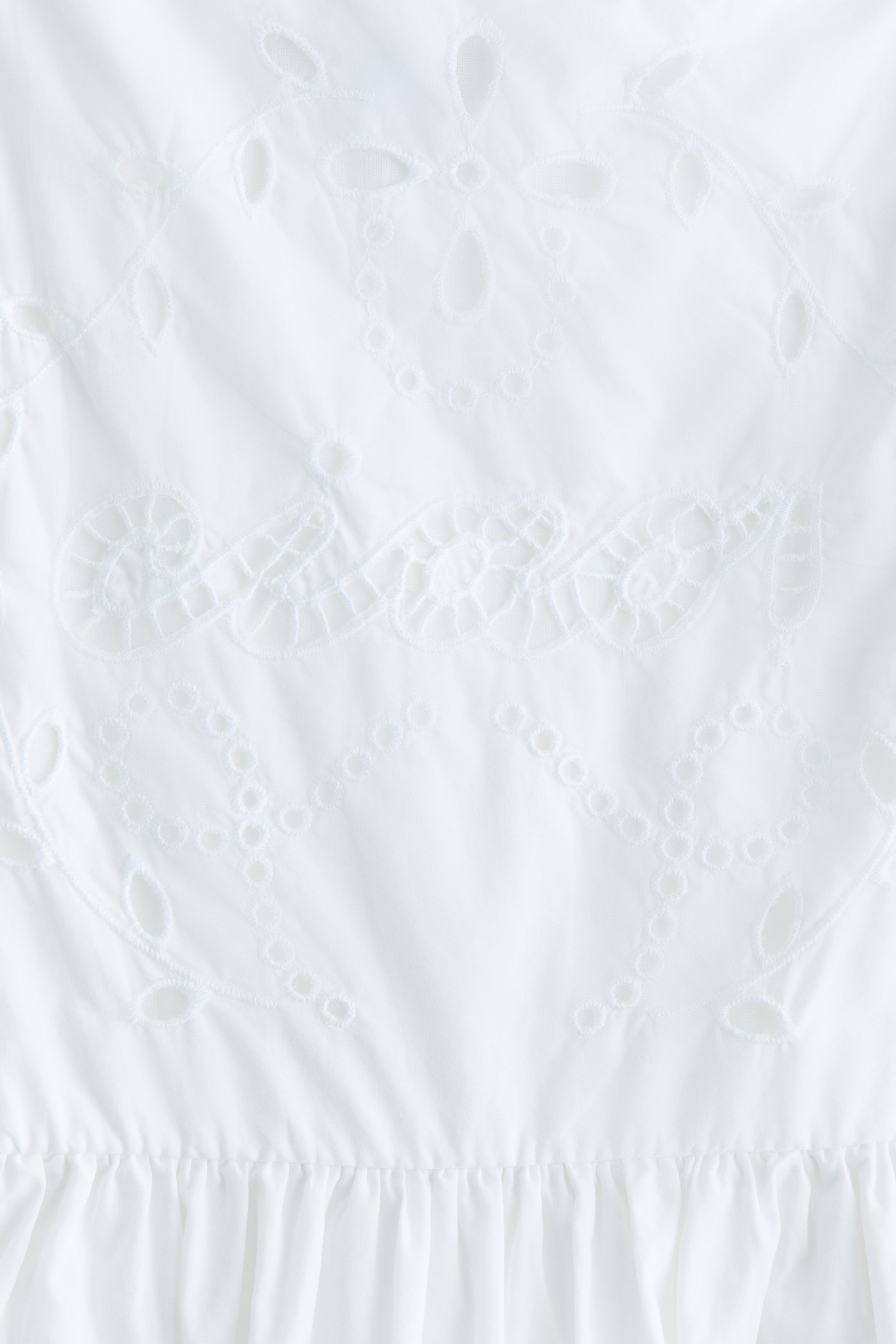 Broderie anglaise cotton dress