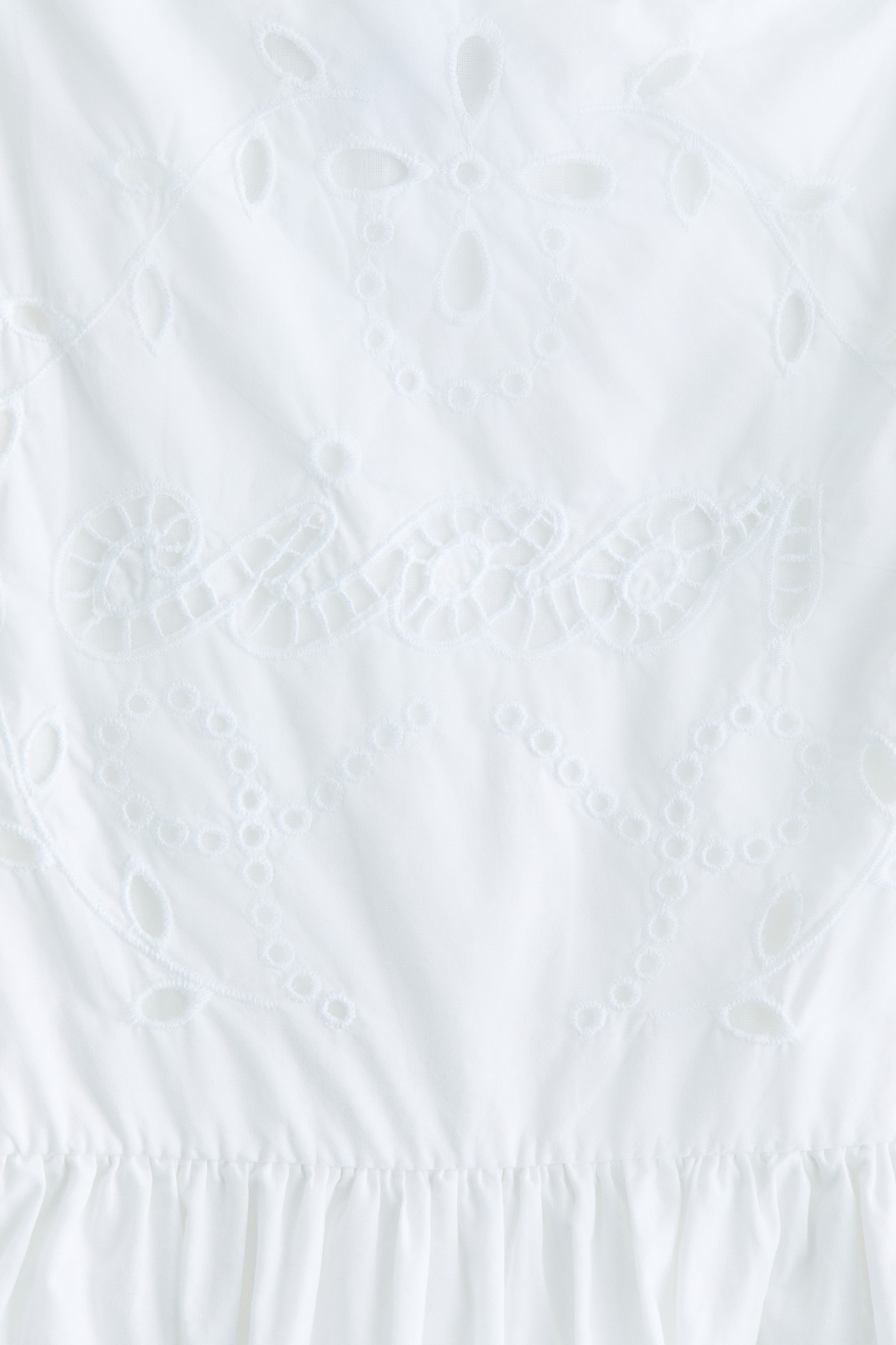 Broderie anglaise cotton dress - 4