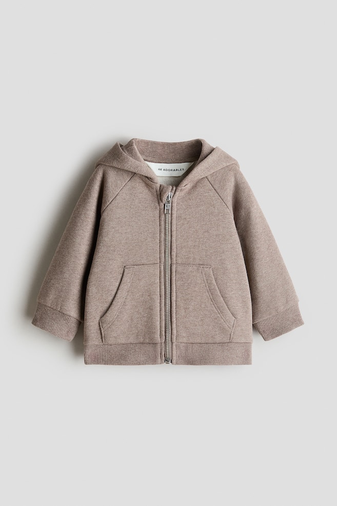 Hoodiejacke - Beige - 1