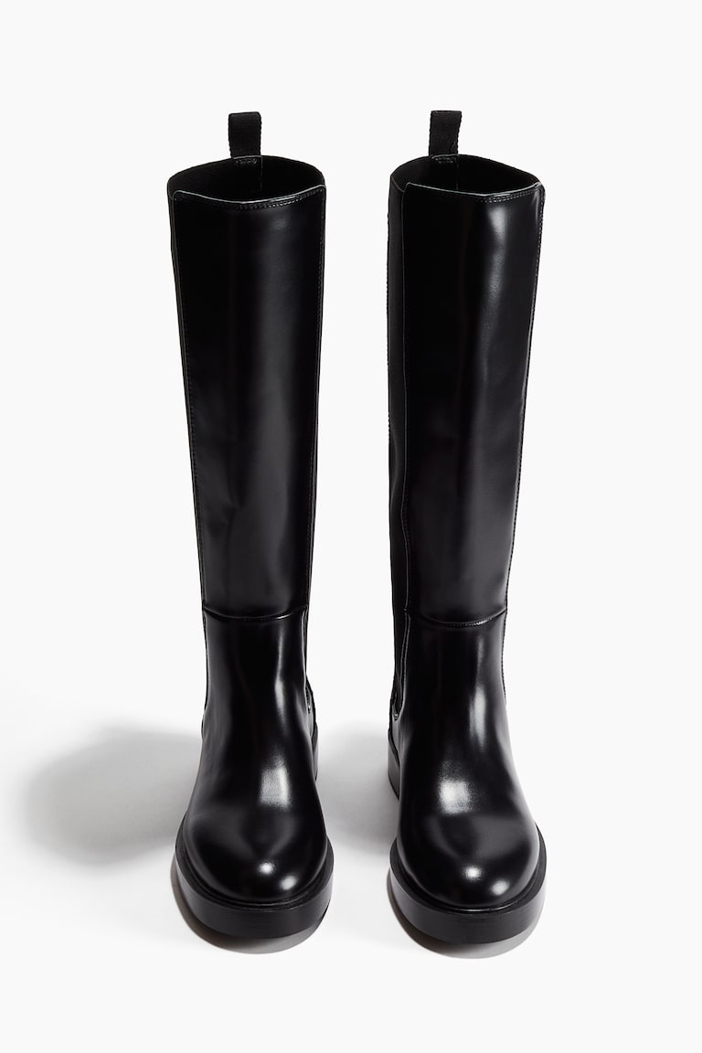 Knee-high boots Black Ladies H&M GB