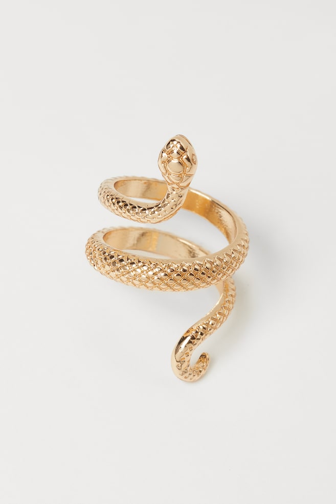 Snake ring - Gold-coloured/Silver-coloured - 2