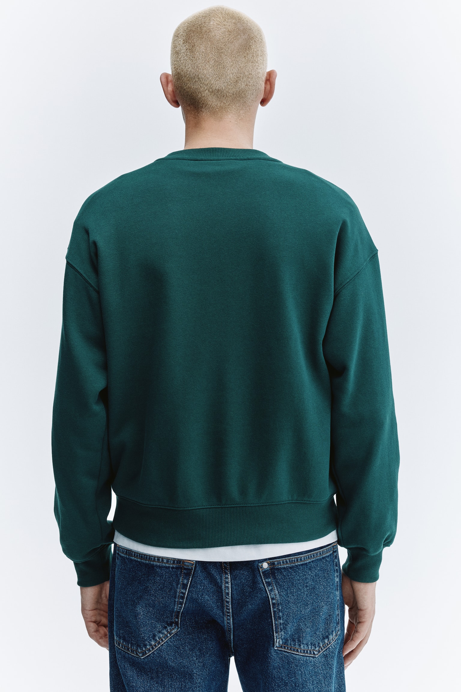 סווטשירט עם הדפס Oversized Fit - ירוק/קית' הרינג/שחור/Cypress Hill - 3