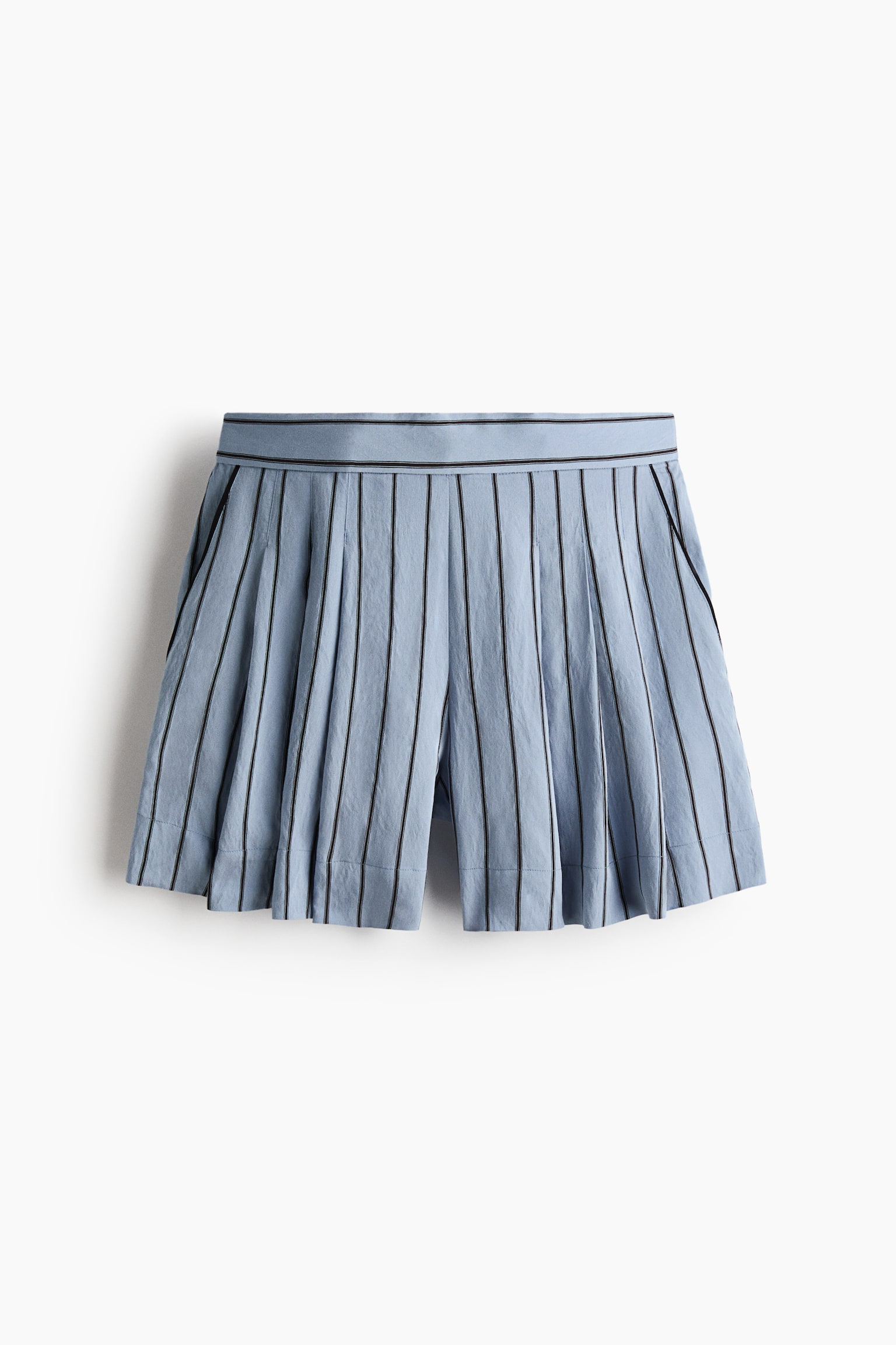Tailored shorts - Light blue/Striped - 2