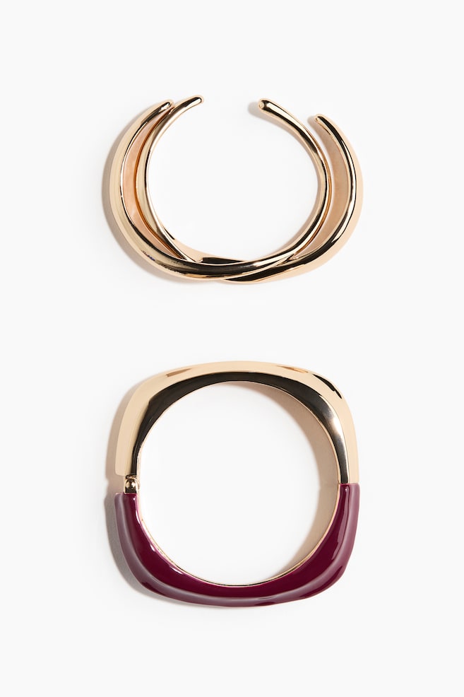 3-pack bracelets - Gold-coloured - 1