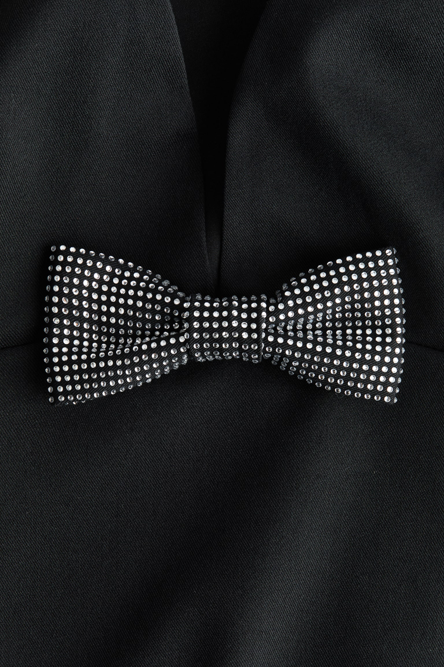 Bow-detail dress - Black - 5