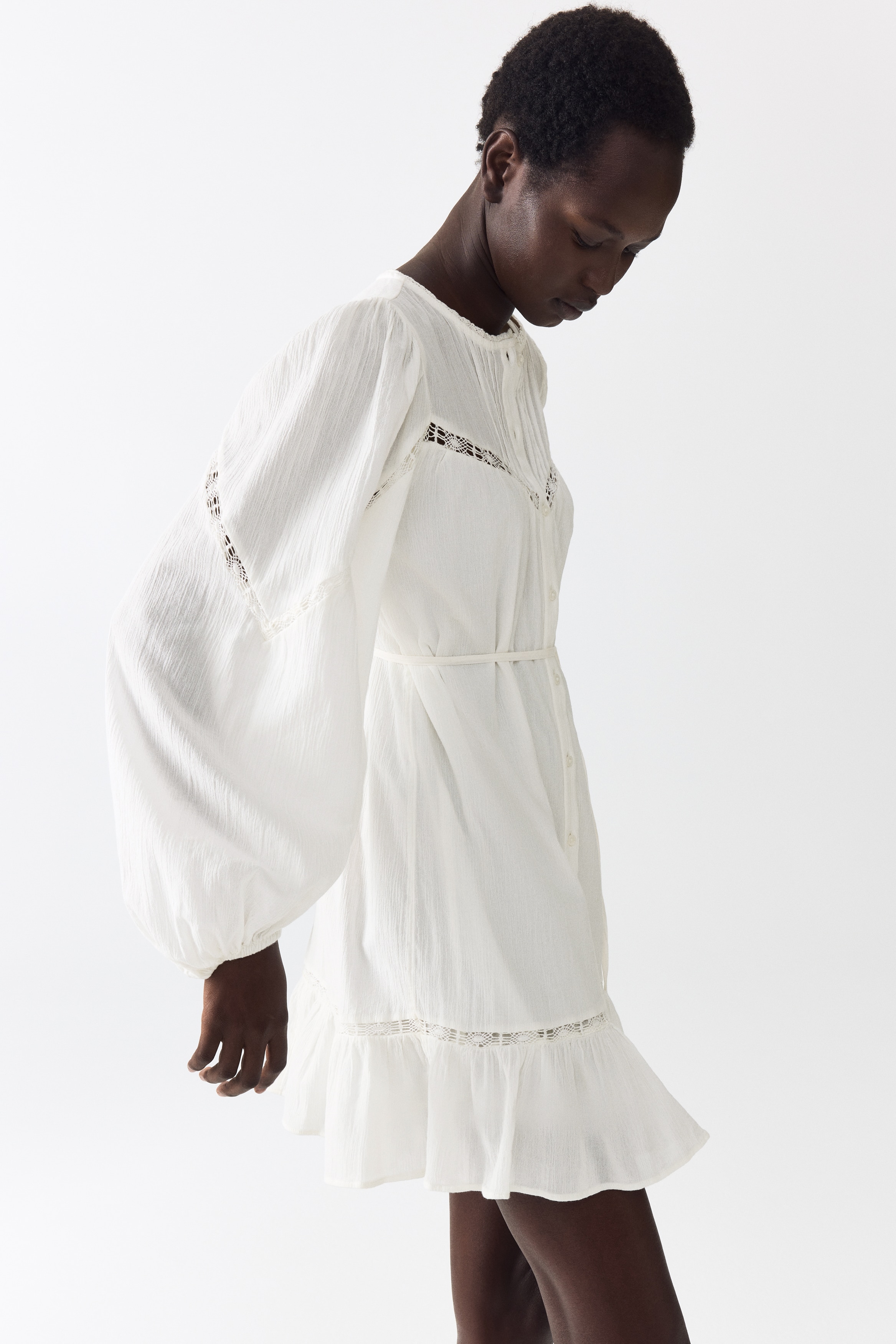 sachin and babi light blue dress White Long Sleeve Dresses | Wrap & Sequin