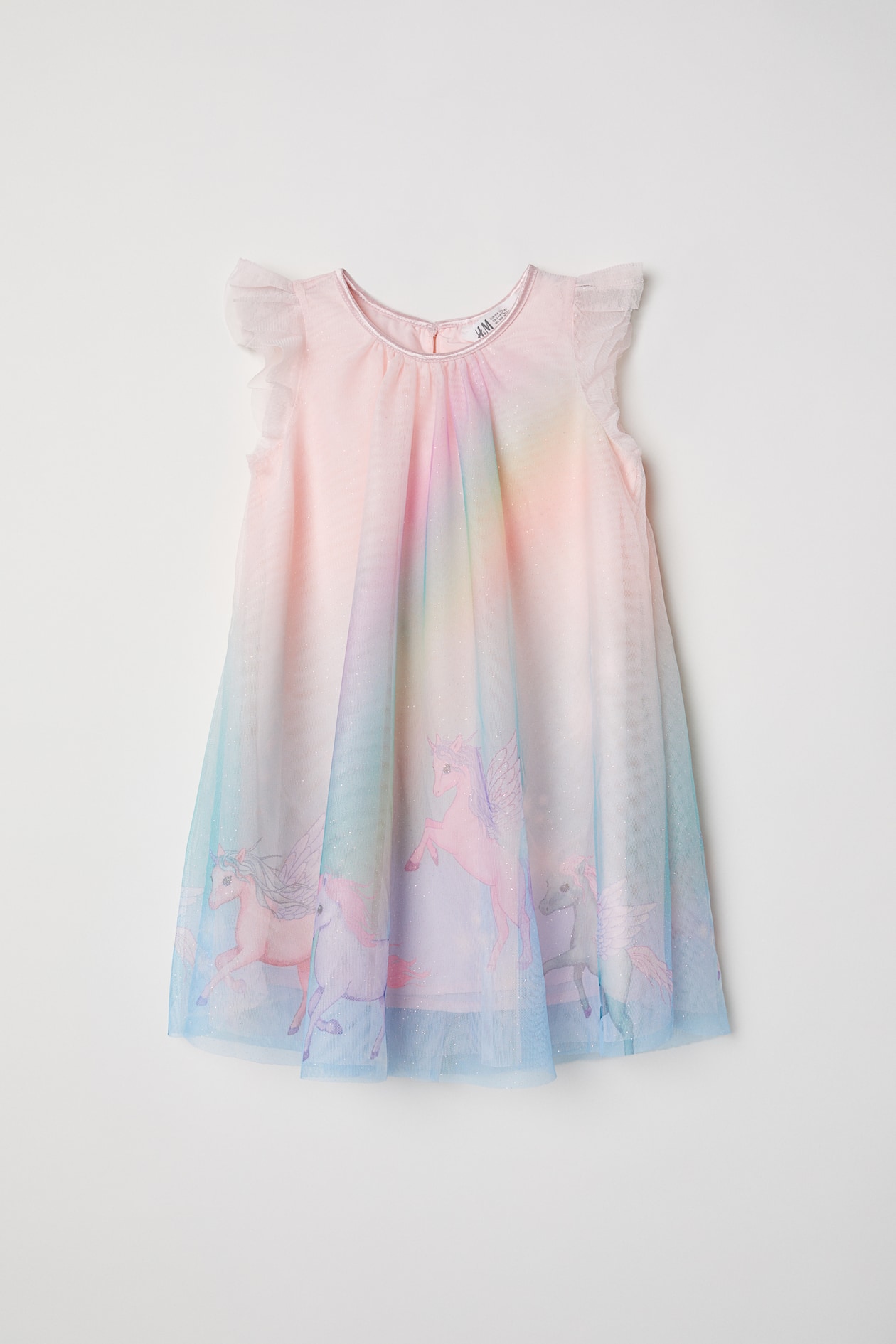 Dress Hm Jurk Kind Dress Unicorn Jurk H&m Jurk Van Tule Roze