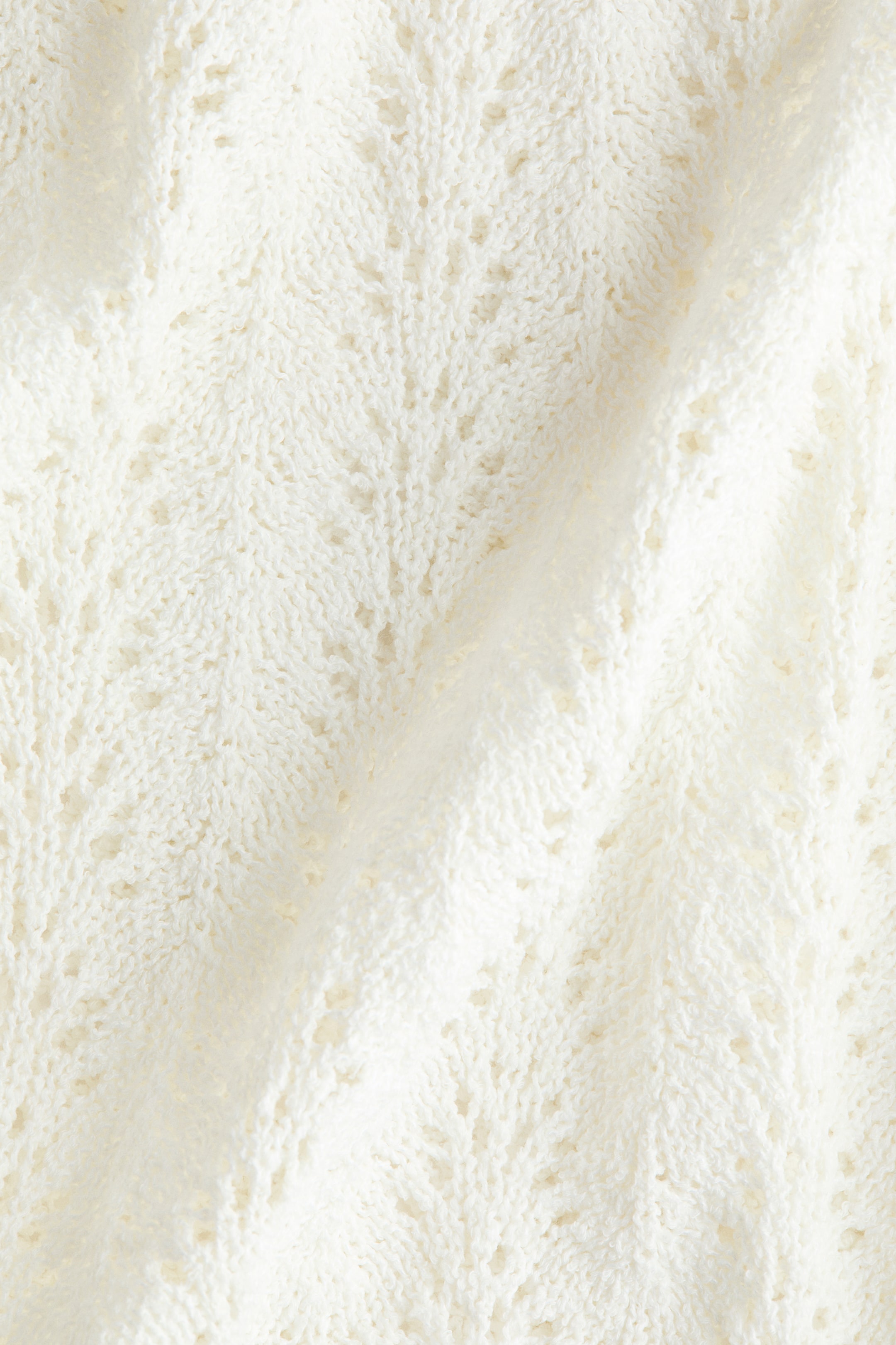Pointelle-Knit Top