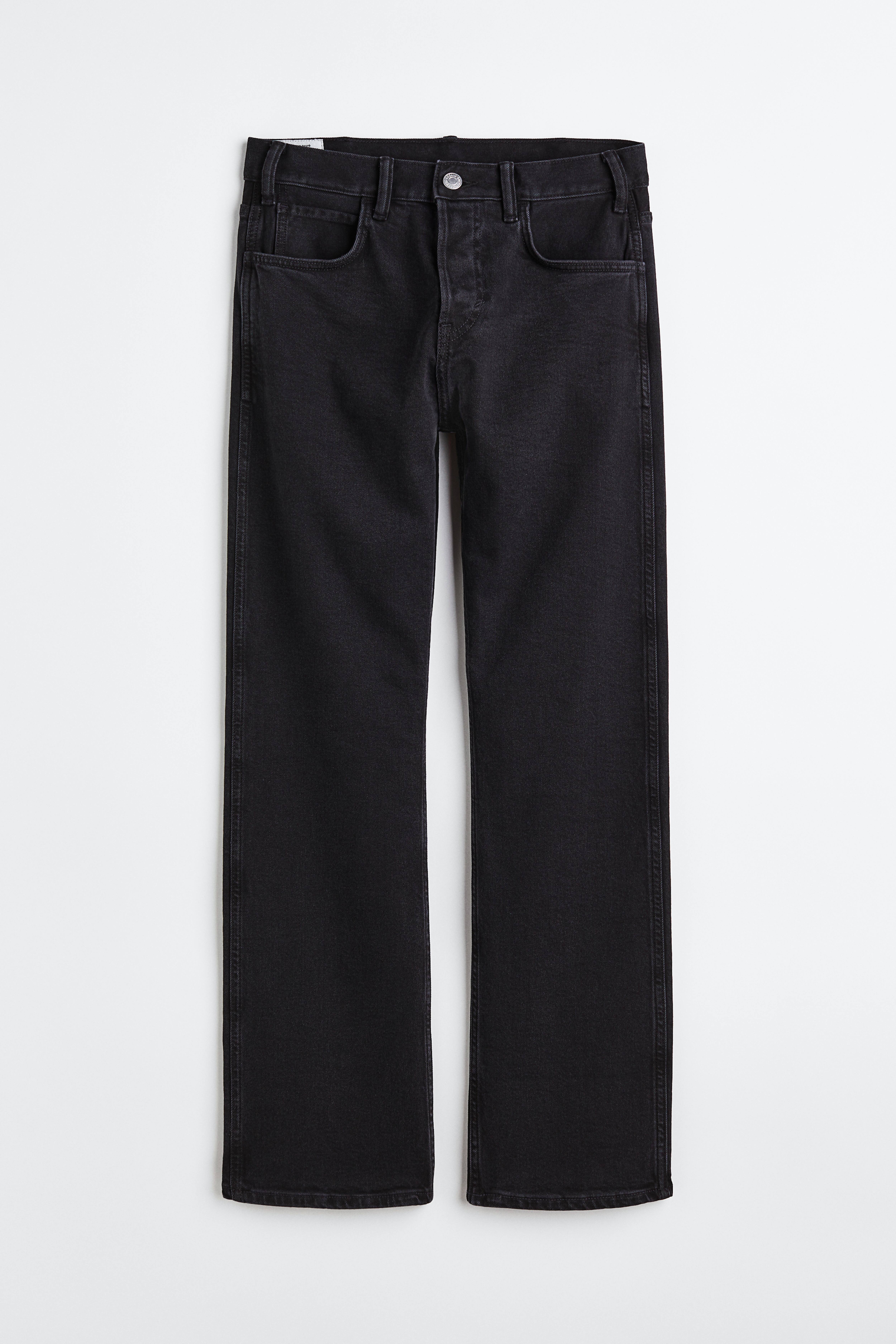 Plain black 2024 jeans mens