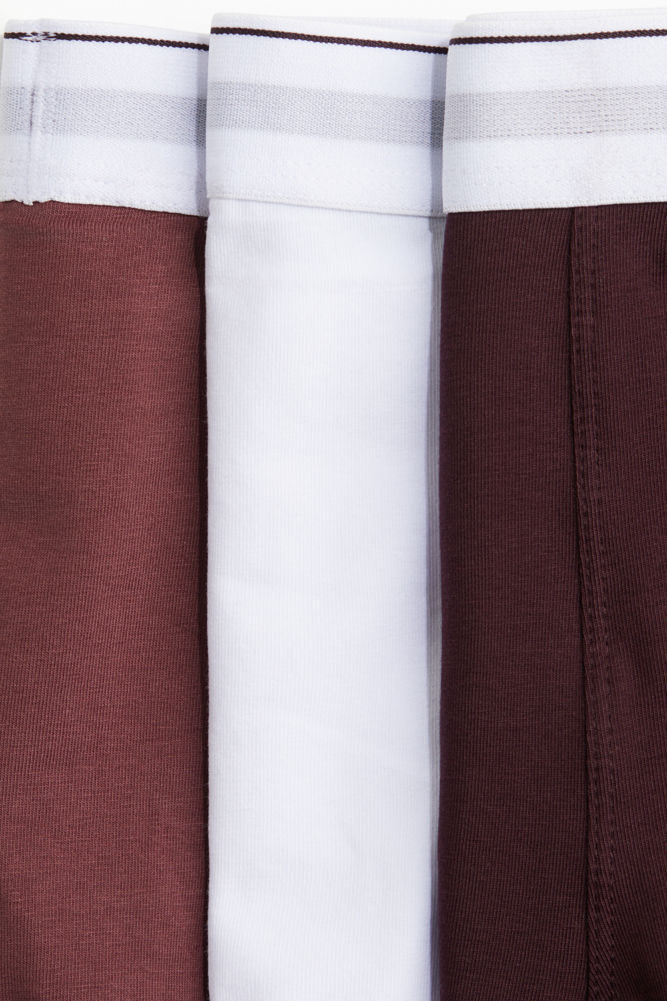 3-pack mid trunks with Lycra®