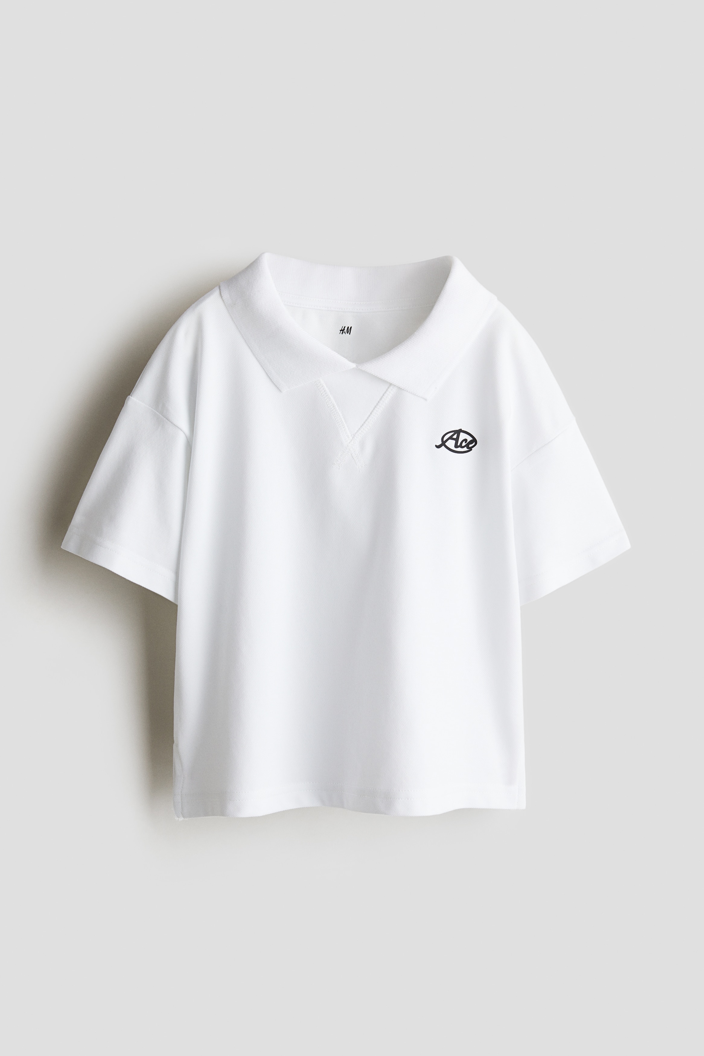 COOLMAX® Print-motif polo shirt - White/Ace/Dark green/Ace/Black