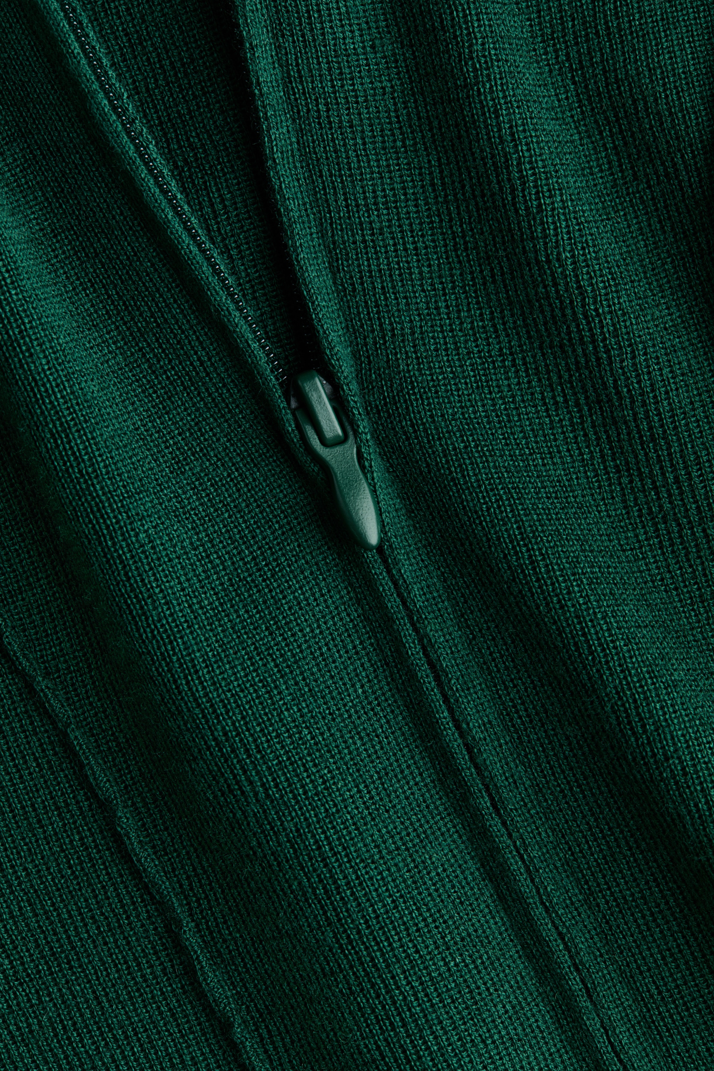 Zip-top turtleneck top