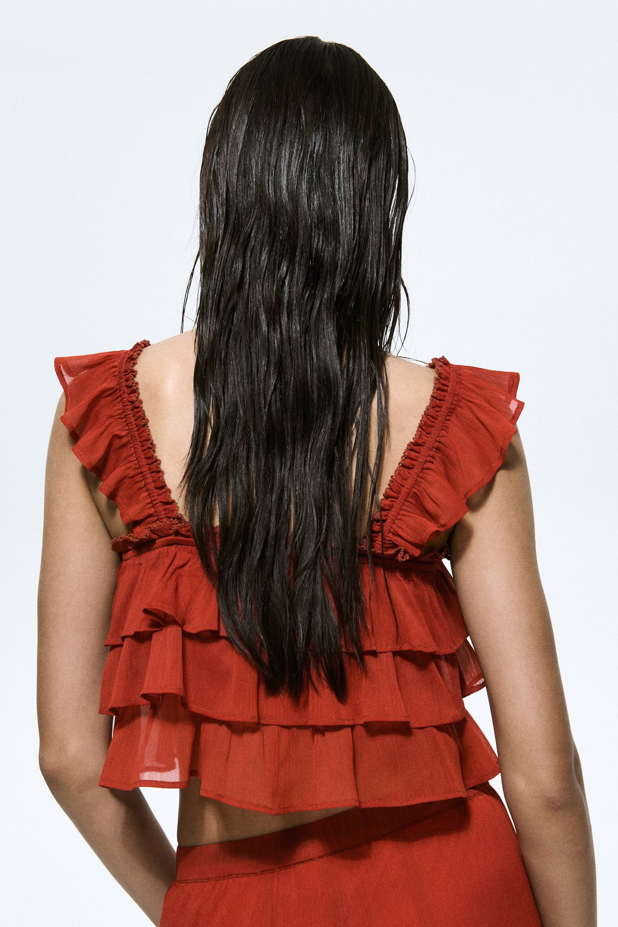 Tiered Crinkled Top - image 3