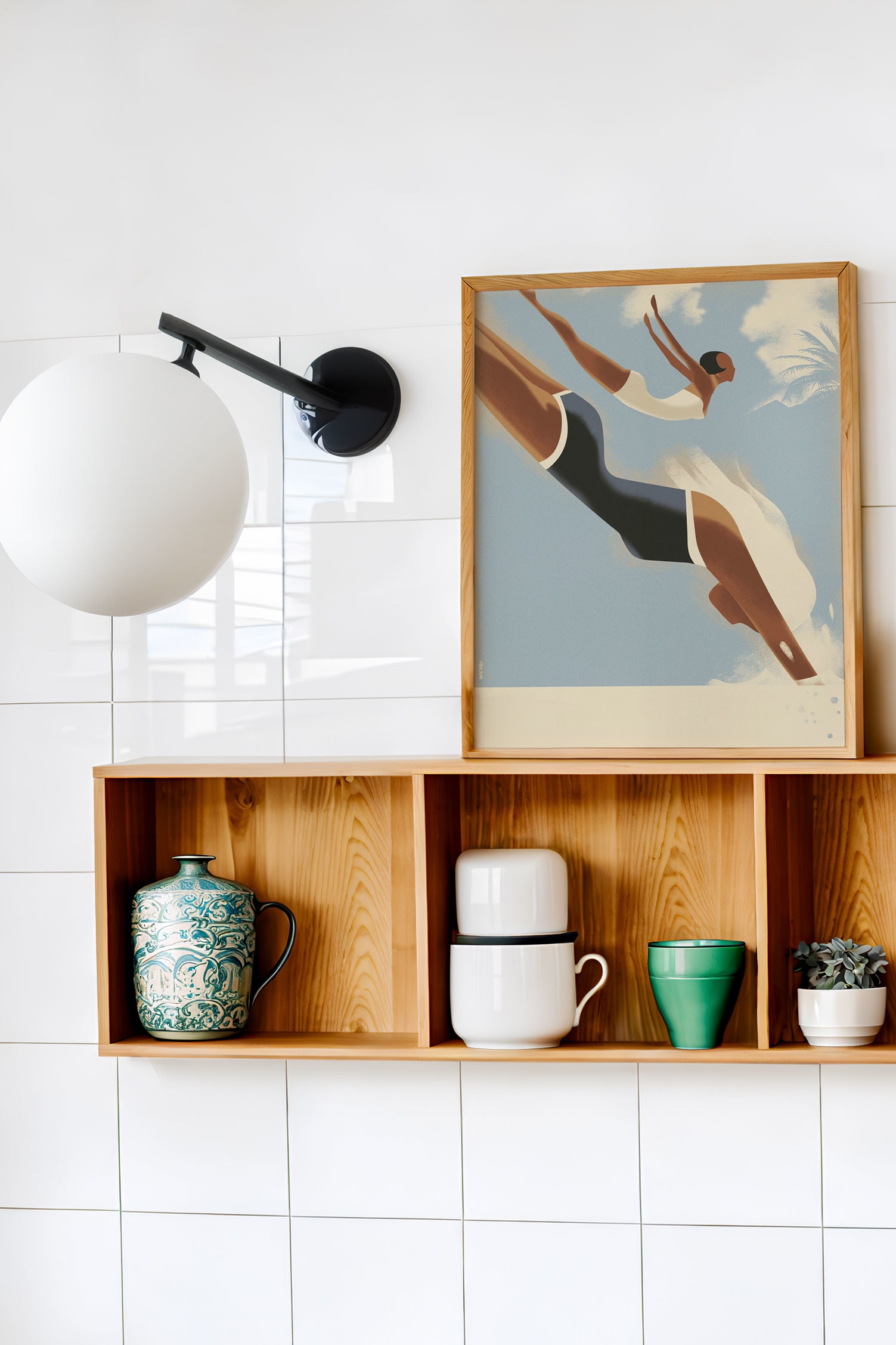 Mads Berg - Belmond Blue - Blå/svømmere